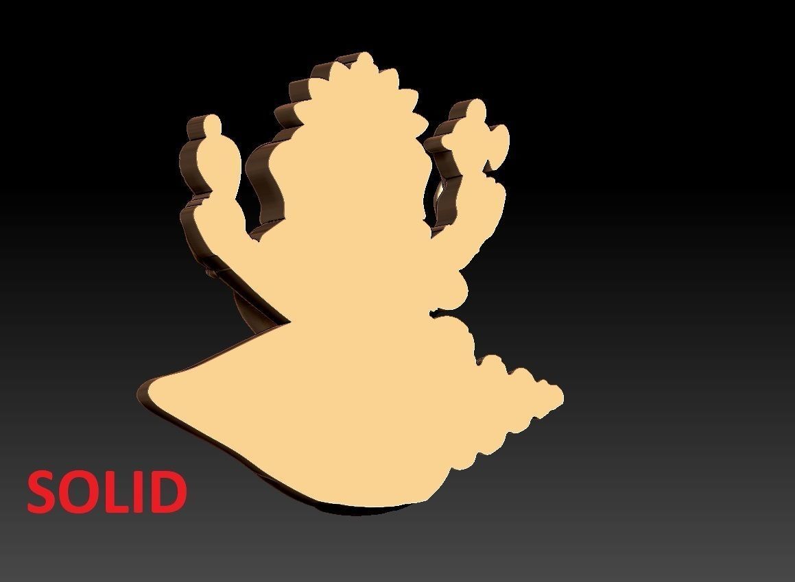 SANGU VINAYAGAR 3D print model_8