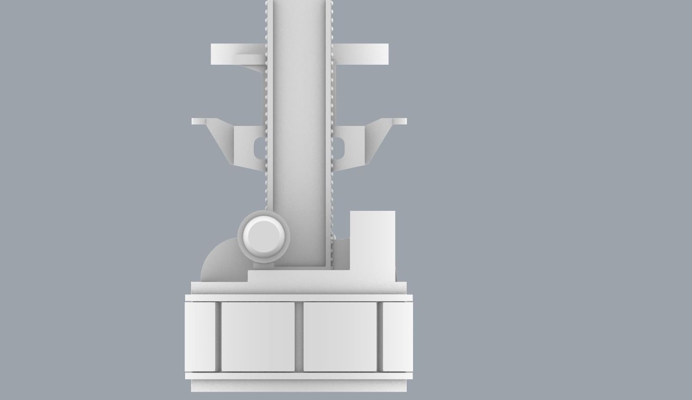 PM Ship Deck Crane 3D print model_16