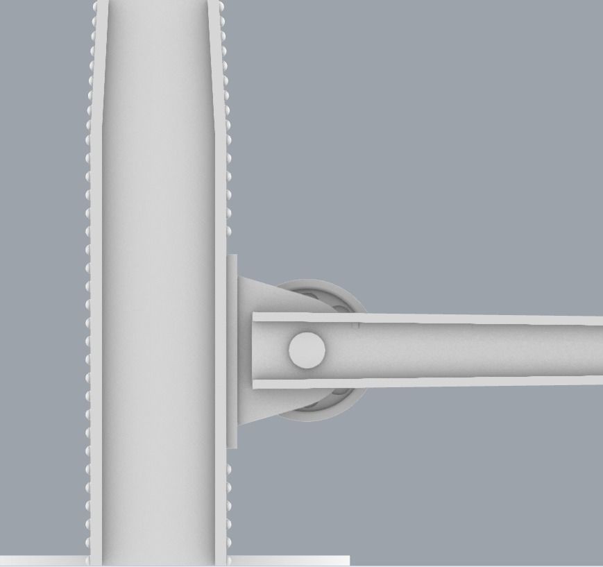 PM Ship Deck Crane 3D print model_18