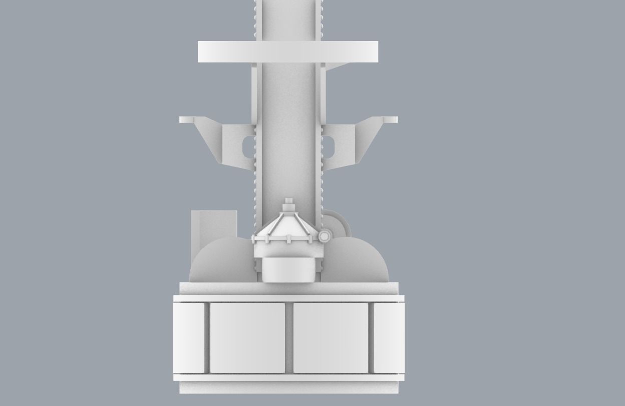 PM Ship Deck Crane 3D print model_20