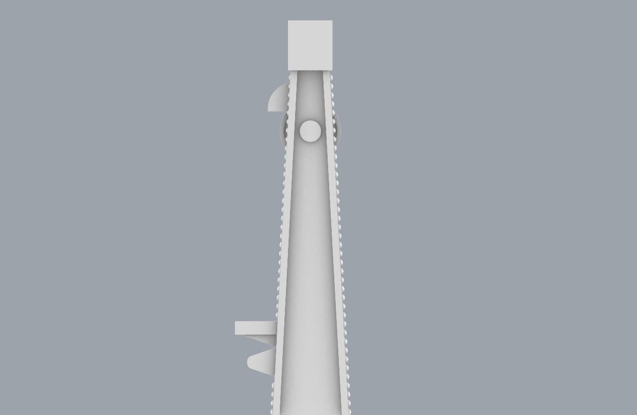 PM Ship Deck Crane 3D print model_17