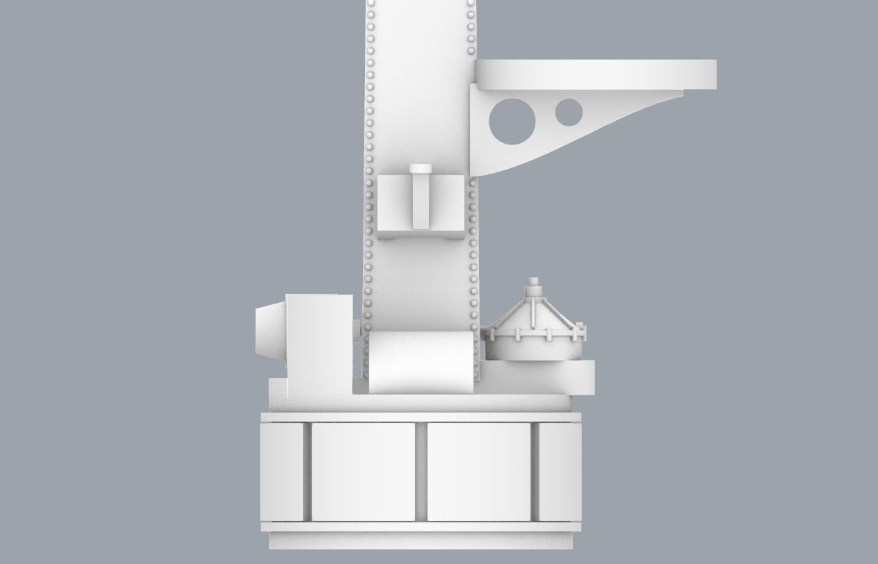 PM Ship Deck Crane 3D print model_21