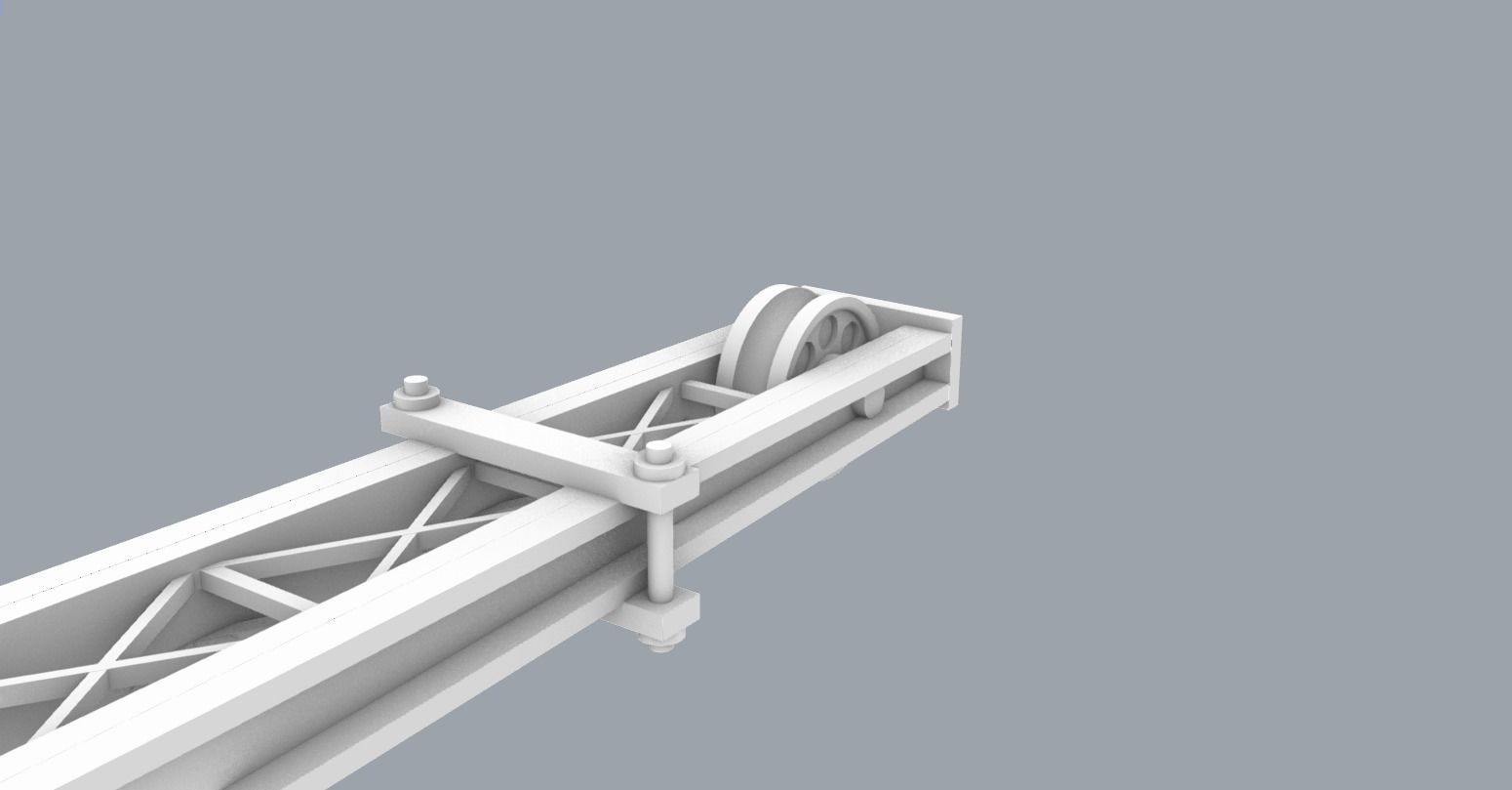 PM Ship Deck Crane 3D print model_10