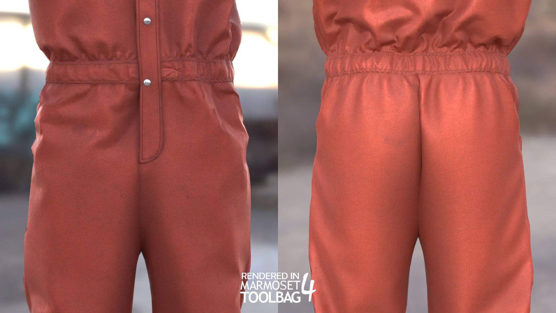 Man - Prisoner - Modular - Rigged Low-poly 3D model_9