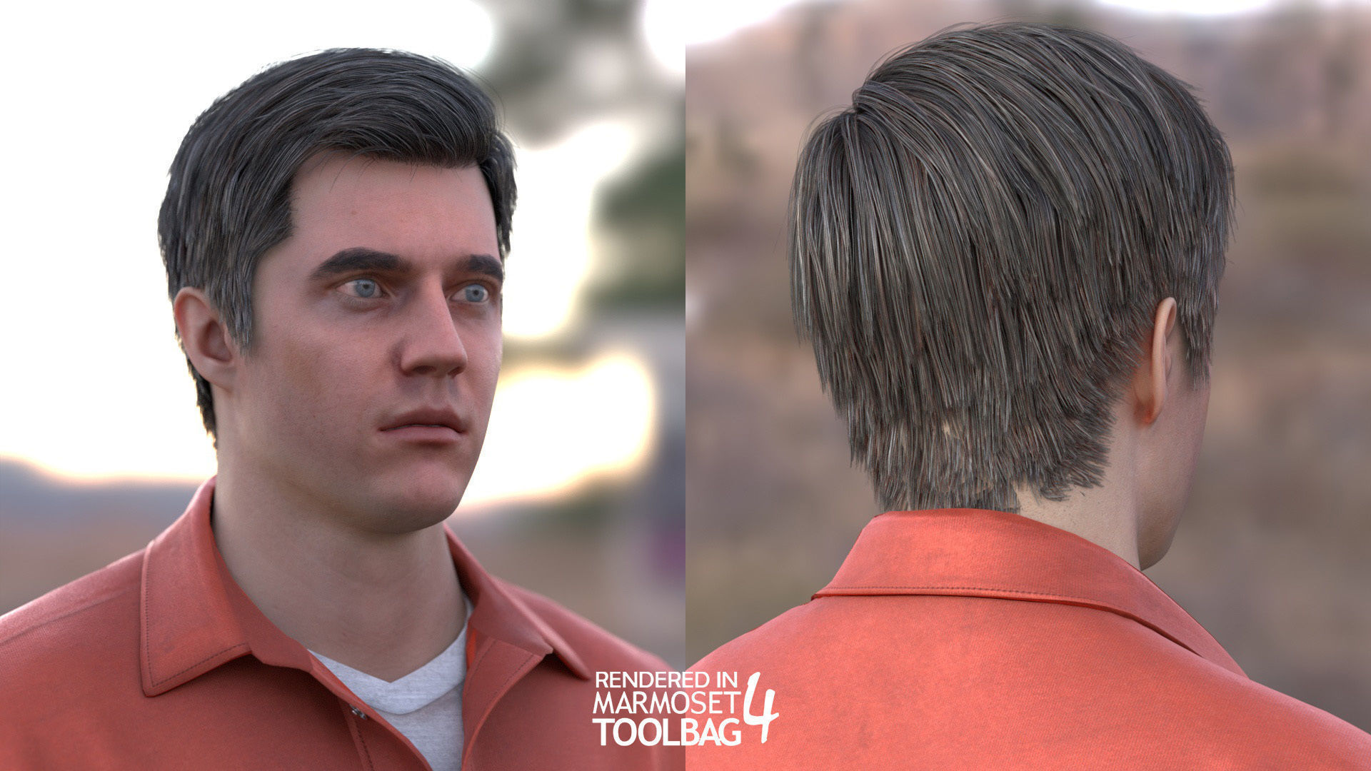 Man - Prisoner - Modular - Rigged Low-poly 3D model_13