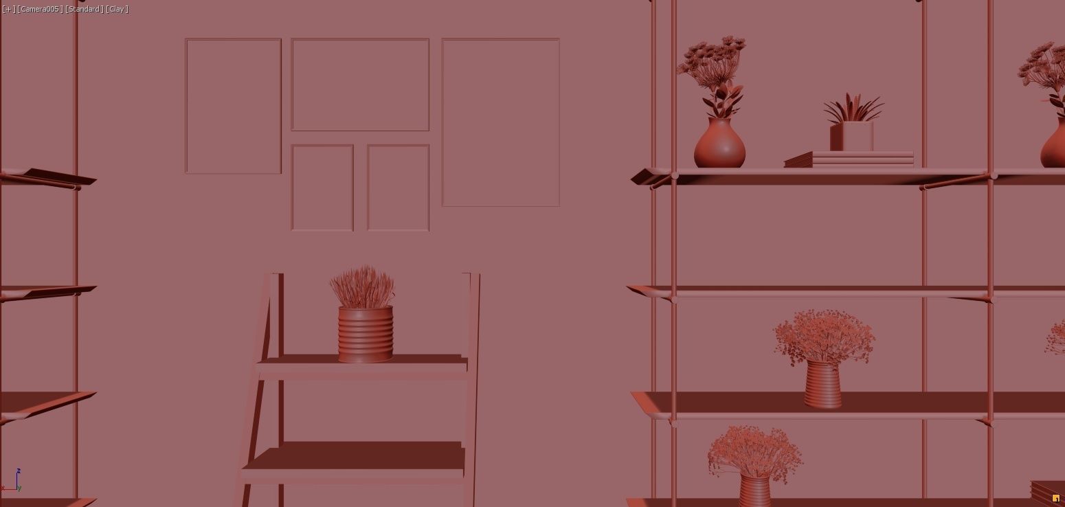 Flower shop 3D model_9