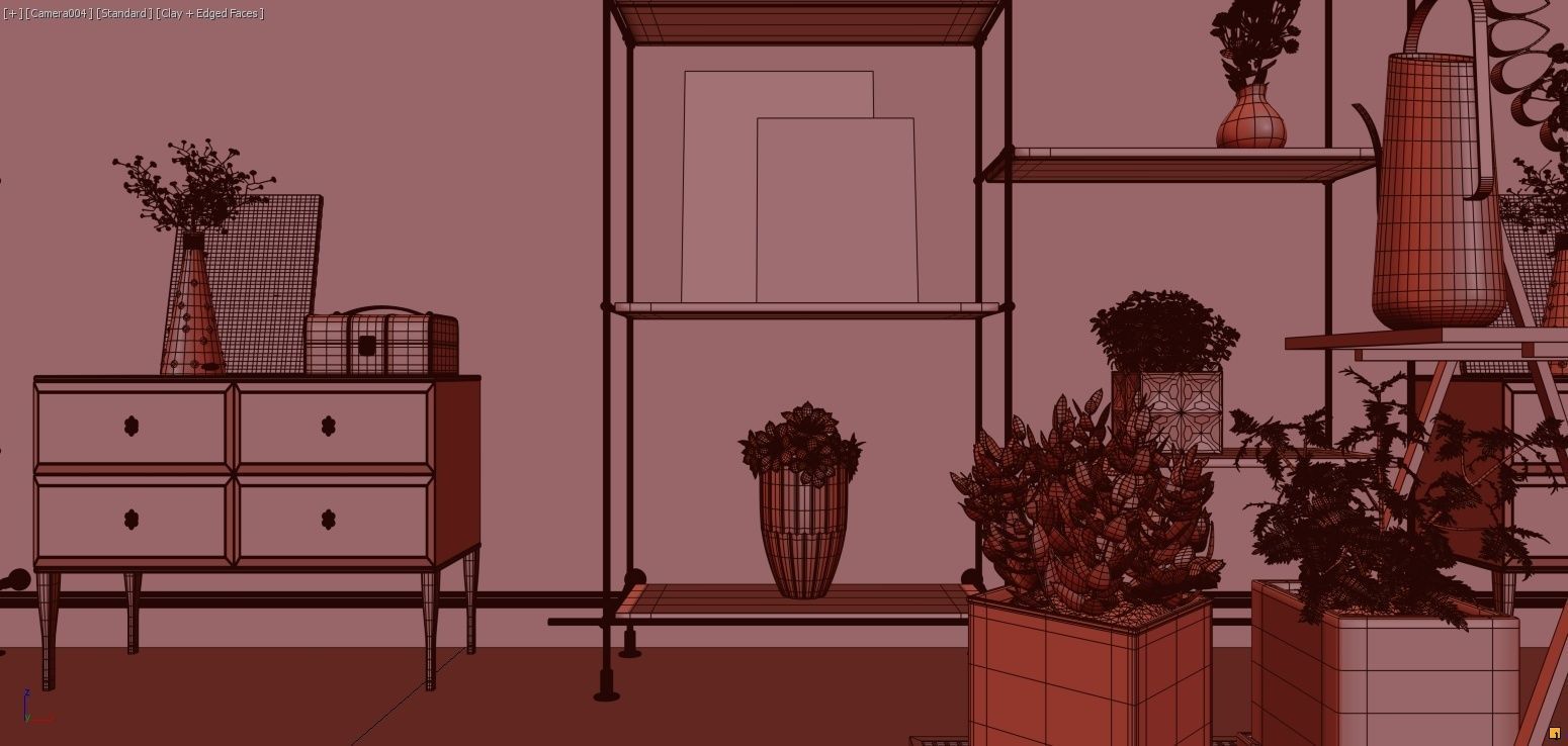 Flower shop 3D model_11