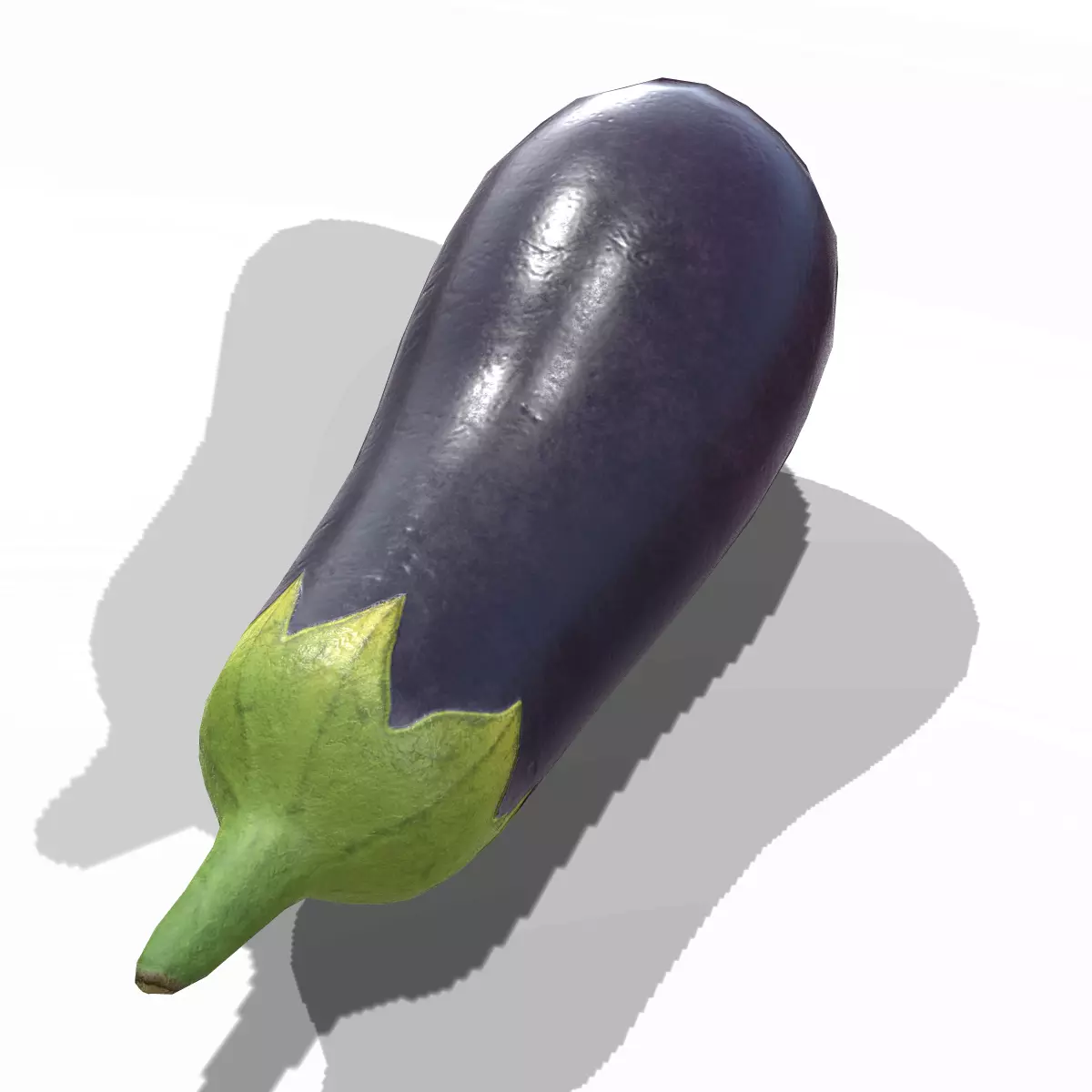 EggPlant Low-poly 3D model