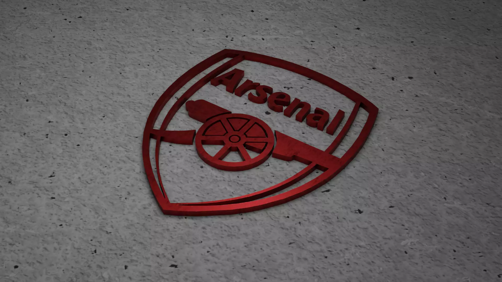 Premier League 2023-2024 Logos Low-poly 3D model