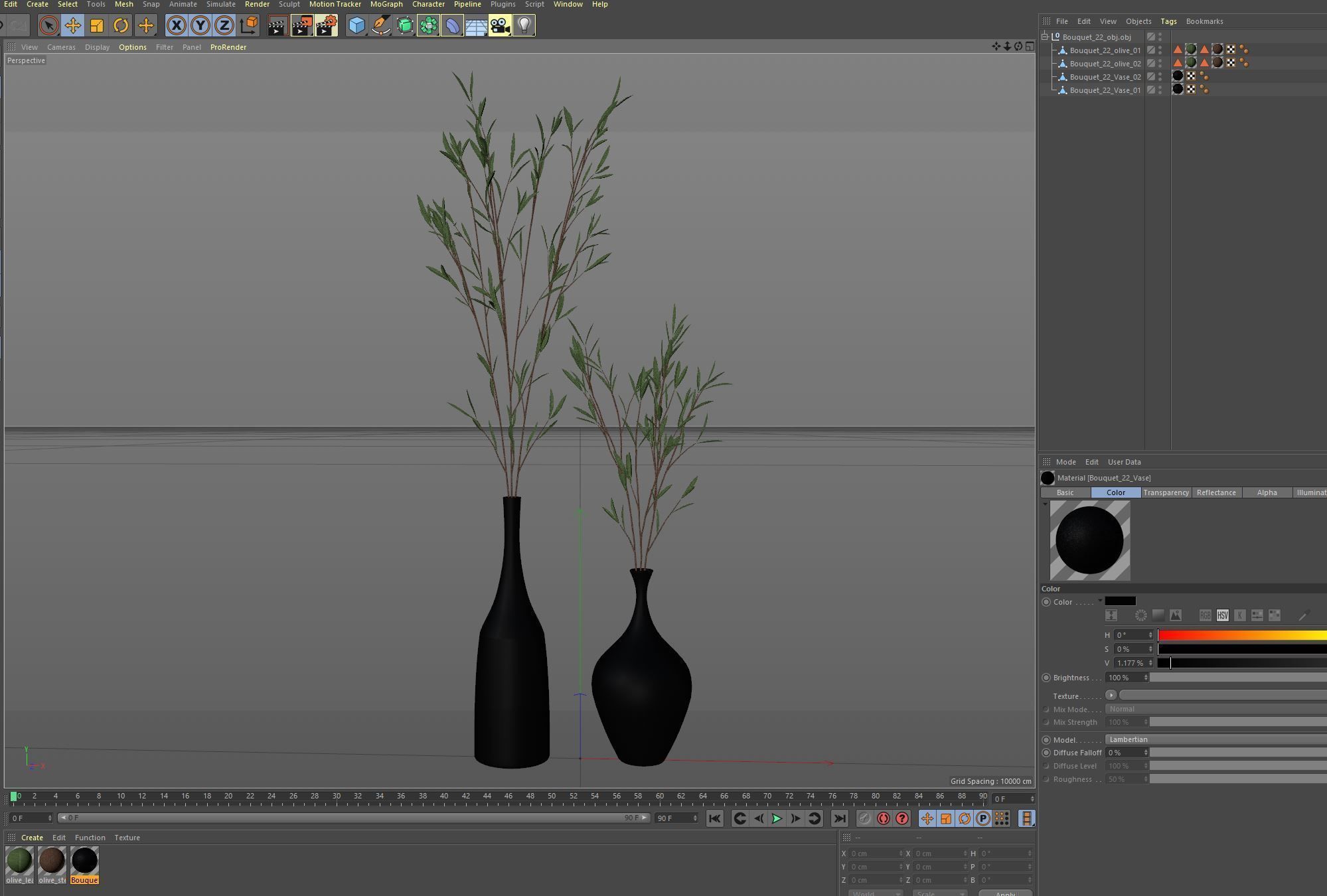 Bouquet 22 3D model_6