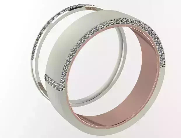 wedding ring 3D print model