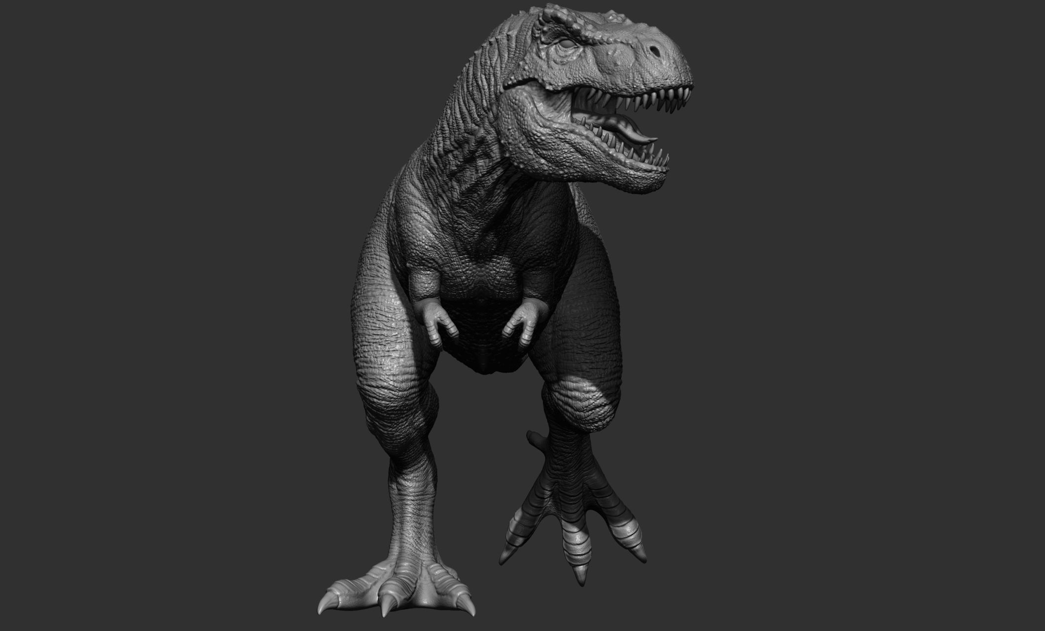 17 Tyrannosaurus t rex  poses 3D model_5