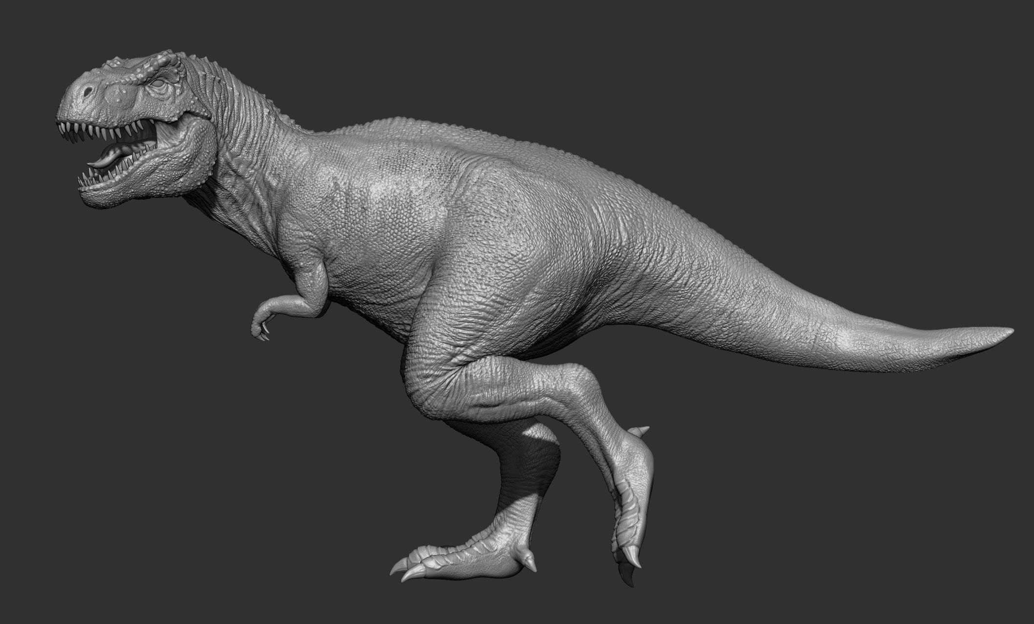 17 Tyrannosaurus t rex  poses 3D model_2