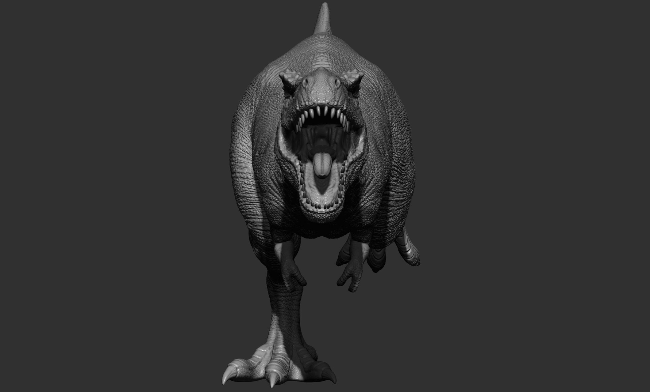 17 Tyrannosaurus t rex  poses 3D model_6