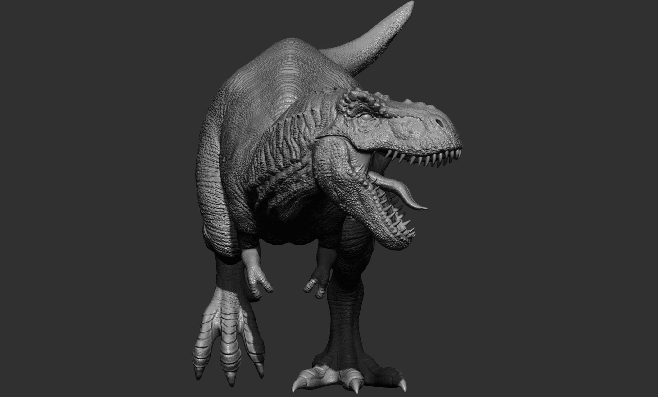 17 Tyrannosaurus t rex  poses 3D model_11