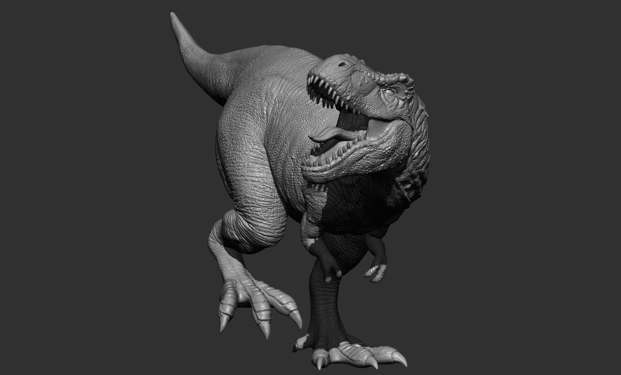 17 Tyrannosaurus t rex  poses 3D model_38