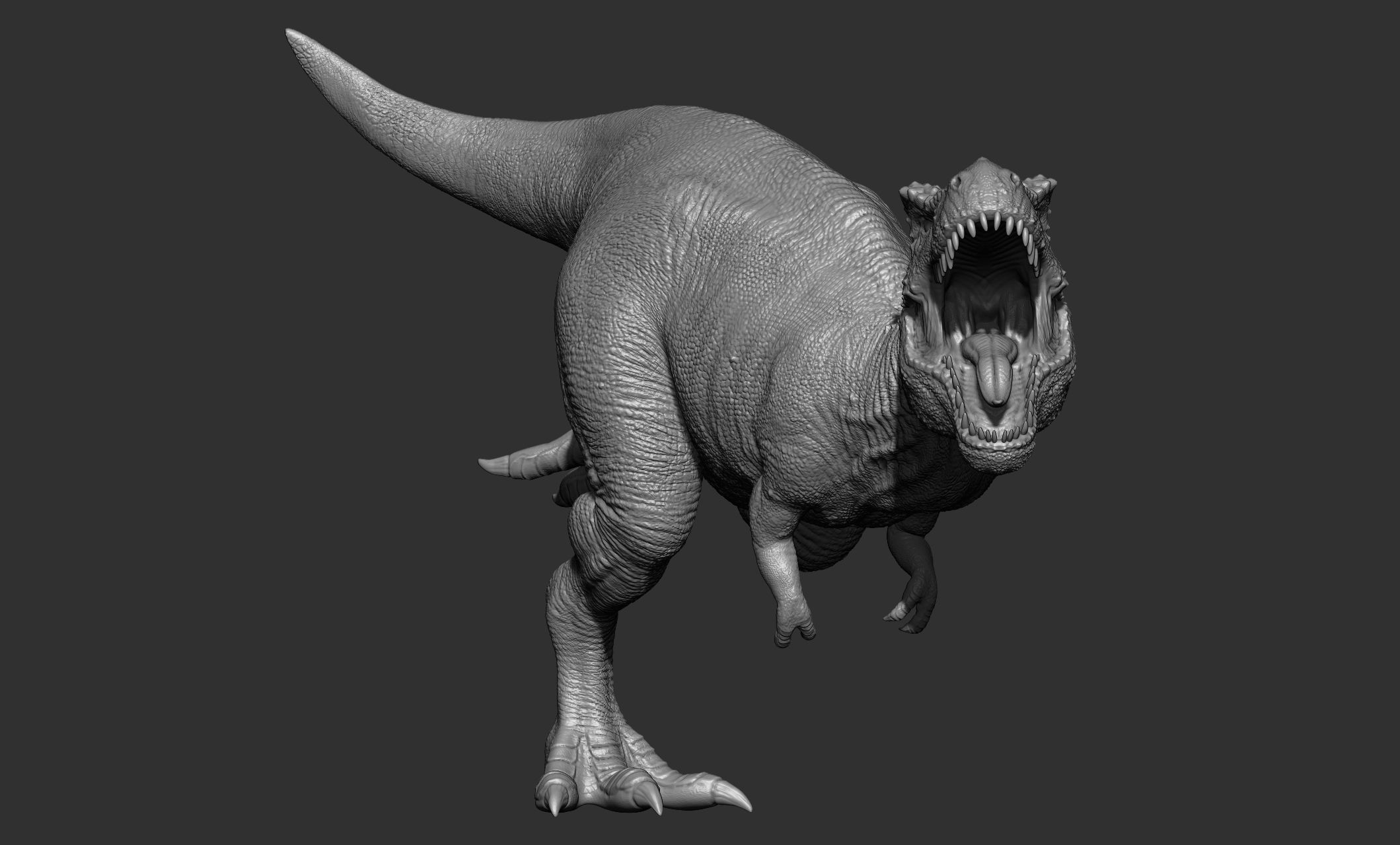 17 Tyrannosaurus t rex  poses 3D model_79