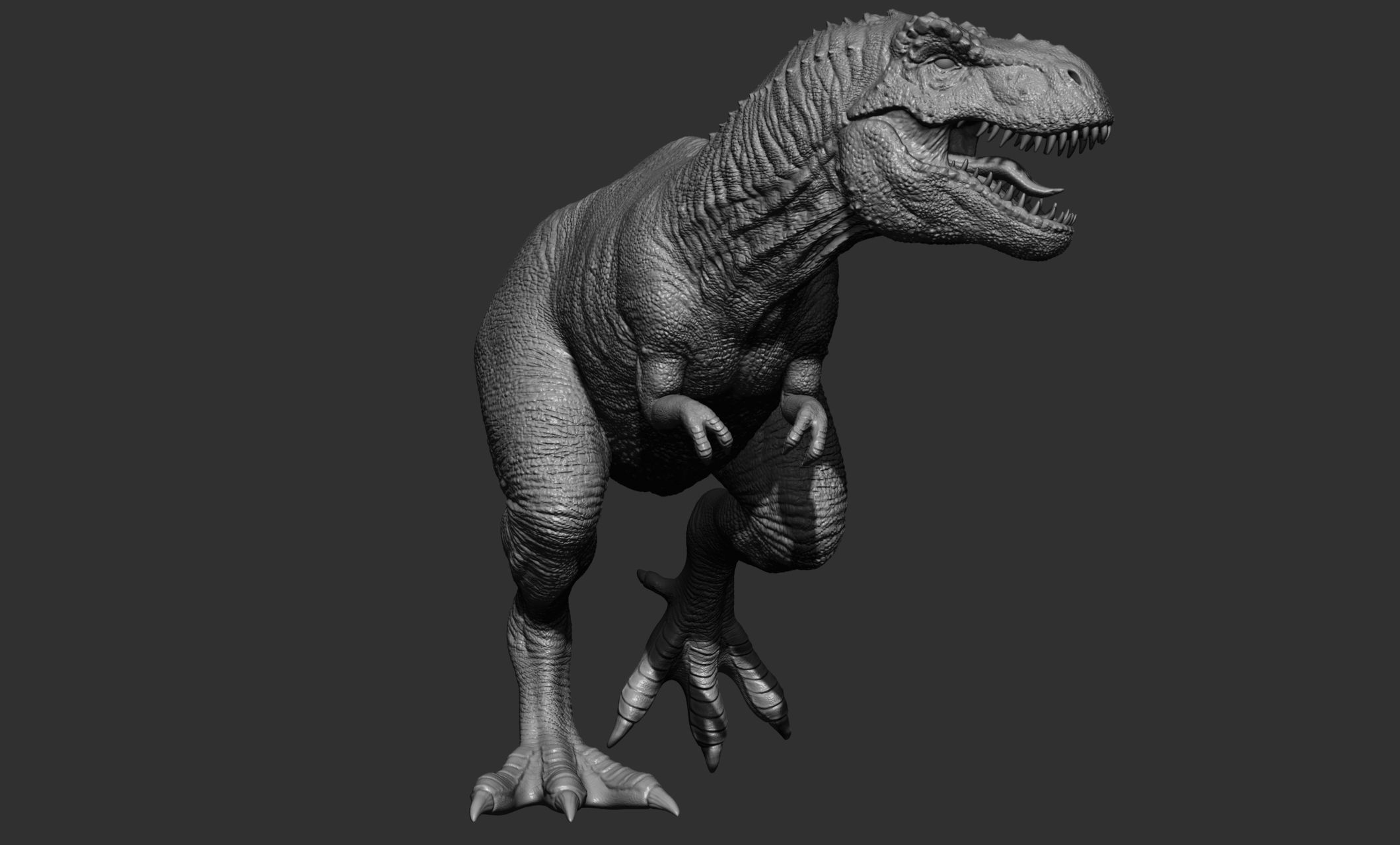 17 Tyrannosaurus t rex  poses 3D model_4