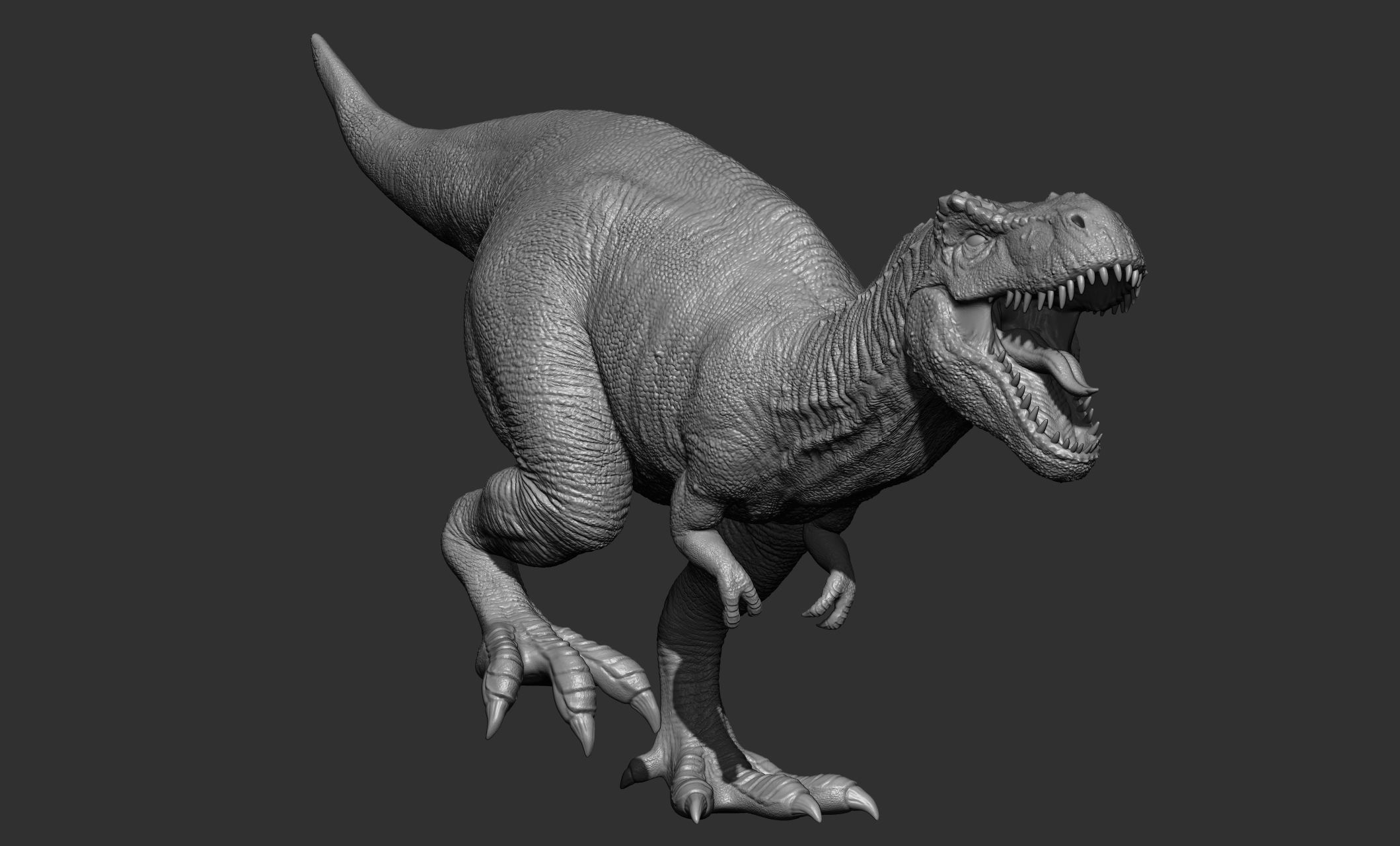 17 Tyrannosaurus t rex  poses 3D model_53