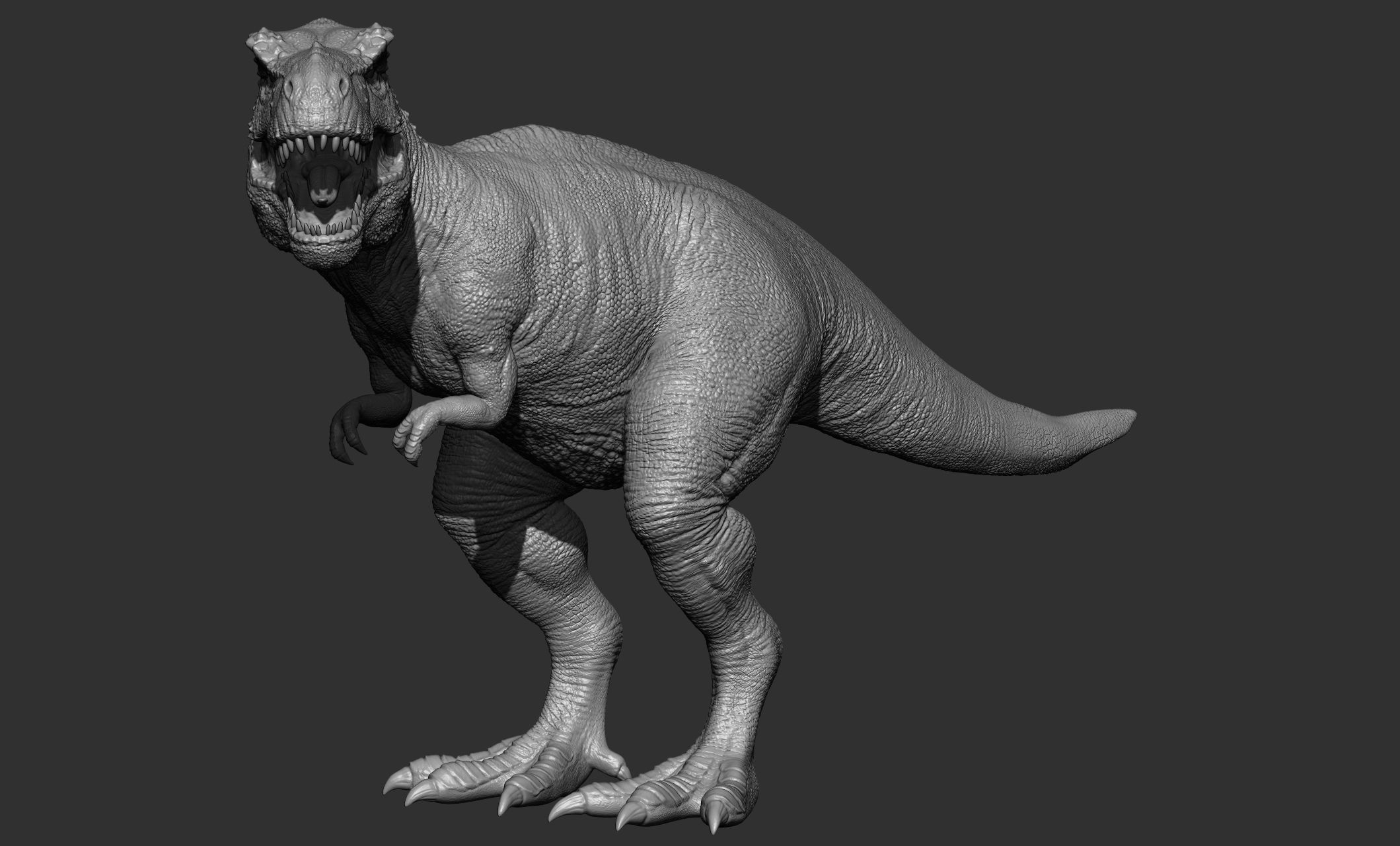 17 Tyrannosaurus t rex  poses 3D model_31