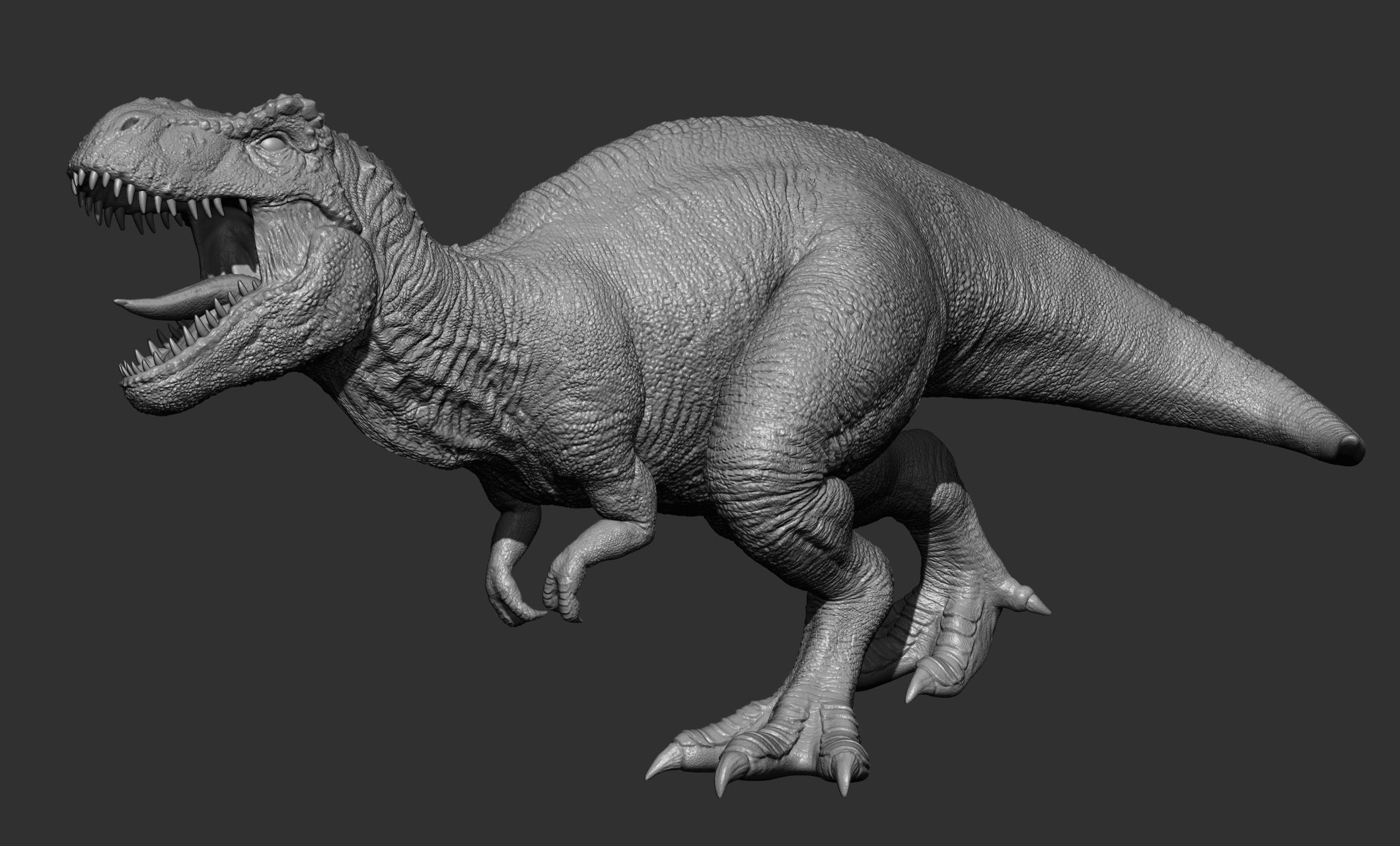 17 Tyrannosaurus t rex  poses 3D model_40