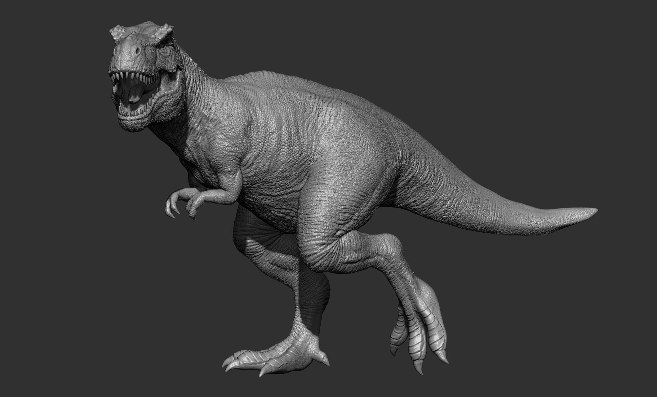 17 Tyrannosaurus t rex  poses 3D model_1