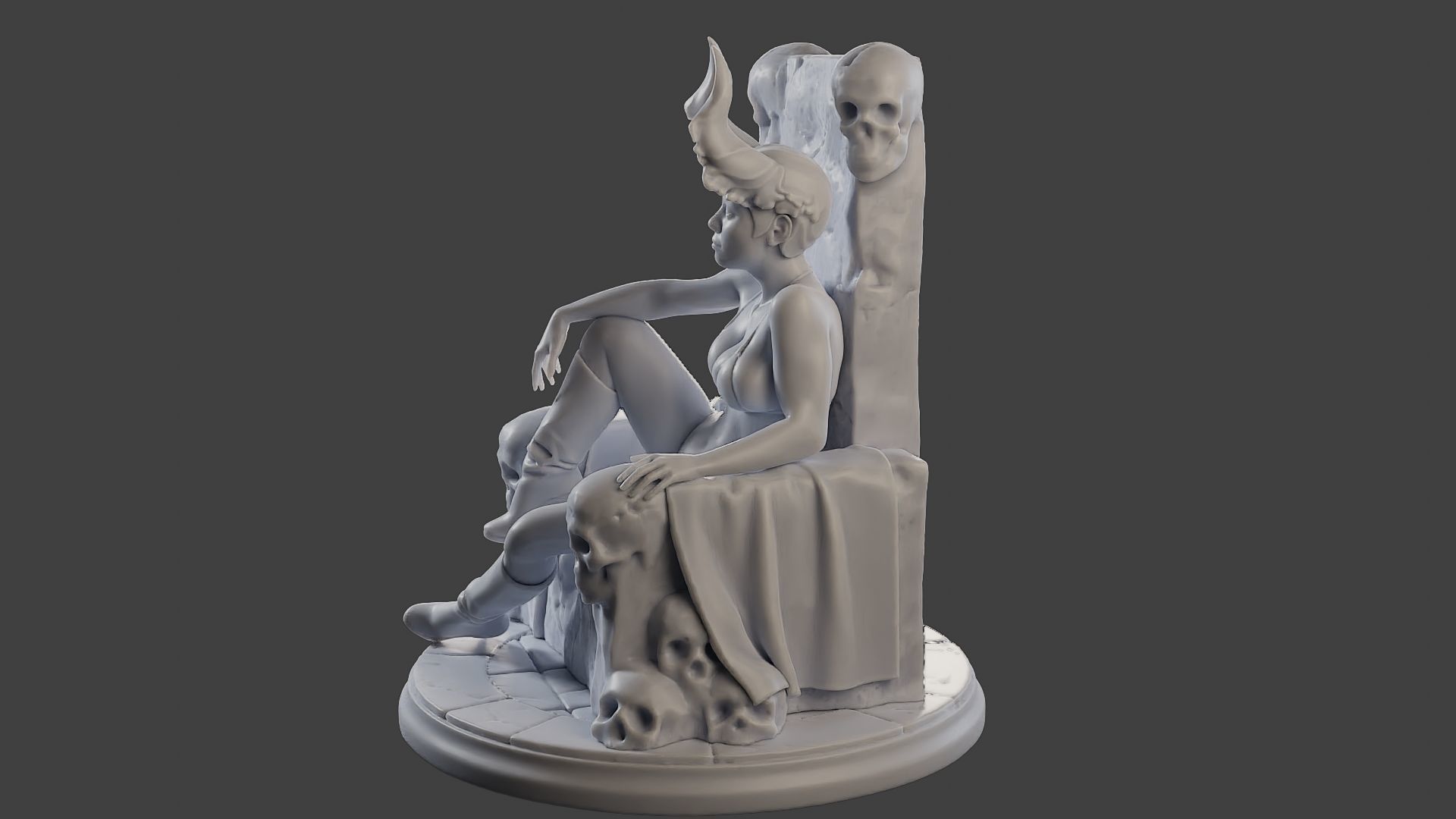 Dark Queen DQ1 001 3D print model_3