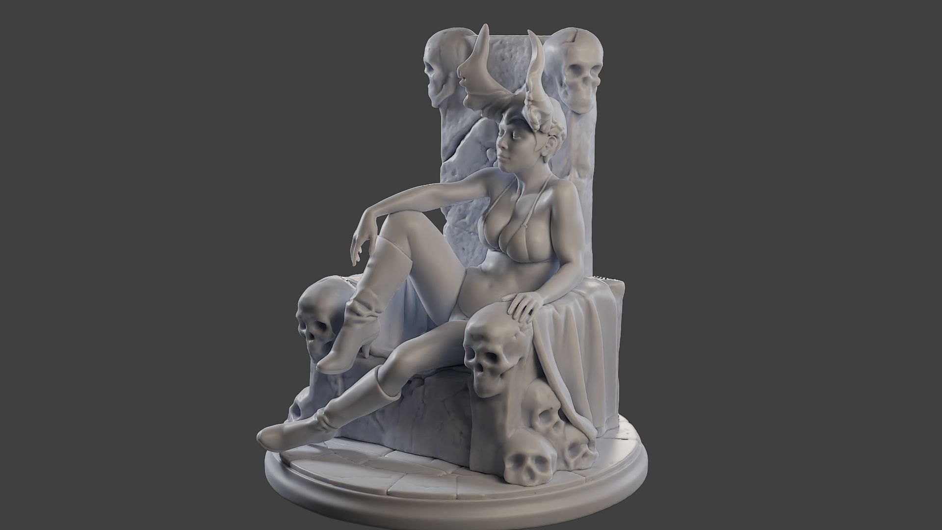 Dark Queen DQ1 001 3D print model_2