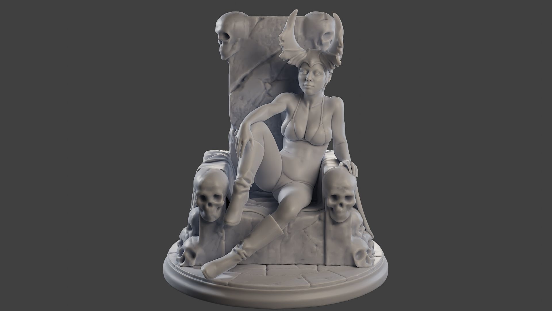 Dark Queen DQ1 001 3D print model_11