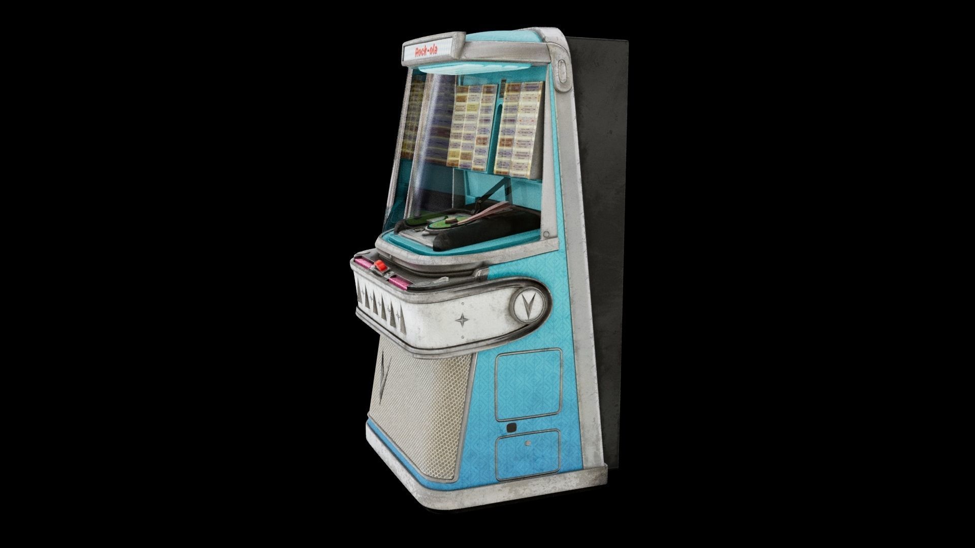 Juke Box 3D model_1