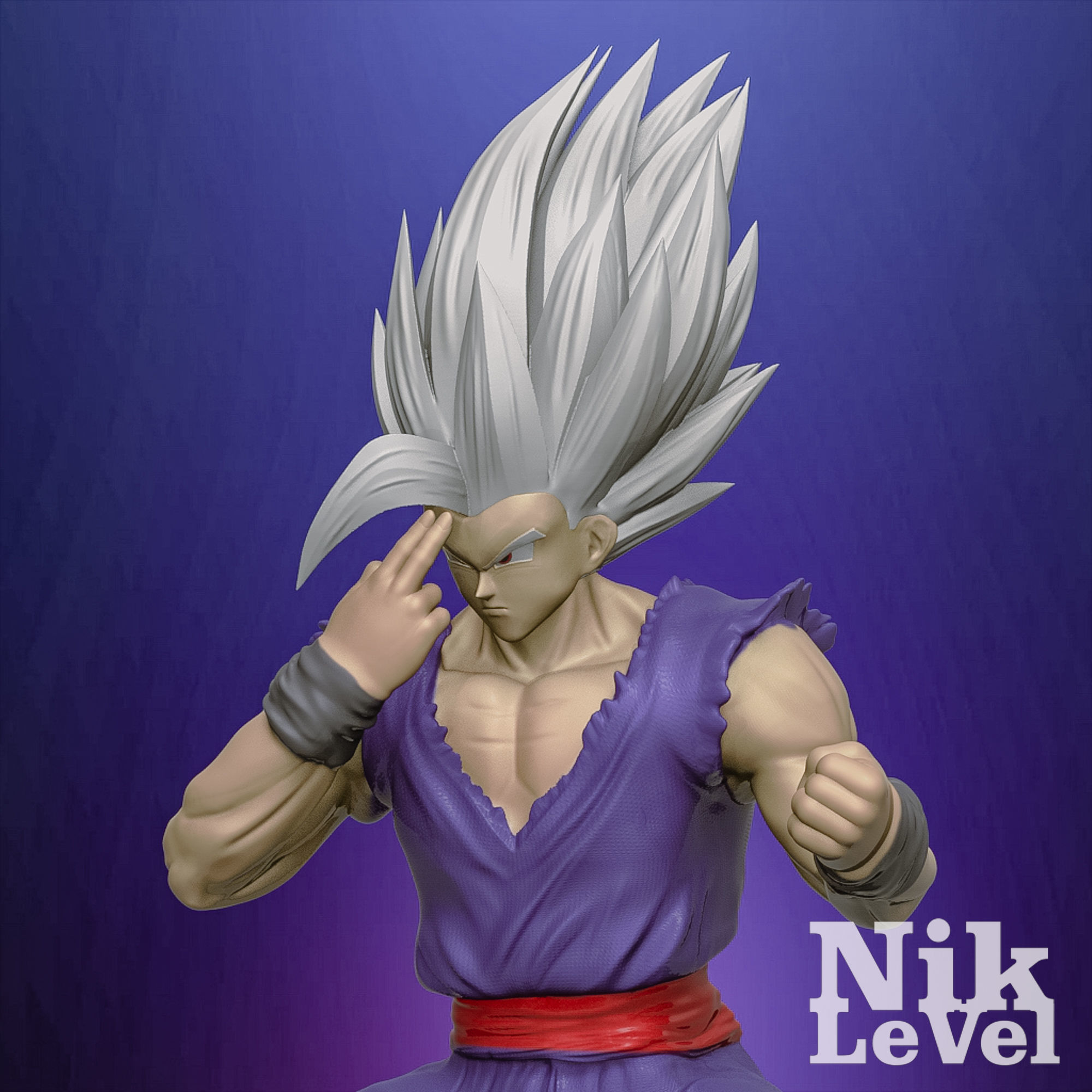 Son Gohan Beast Dragon Ball 3D Printable 3D print model_11