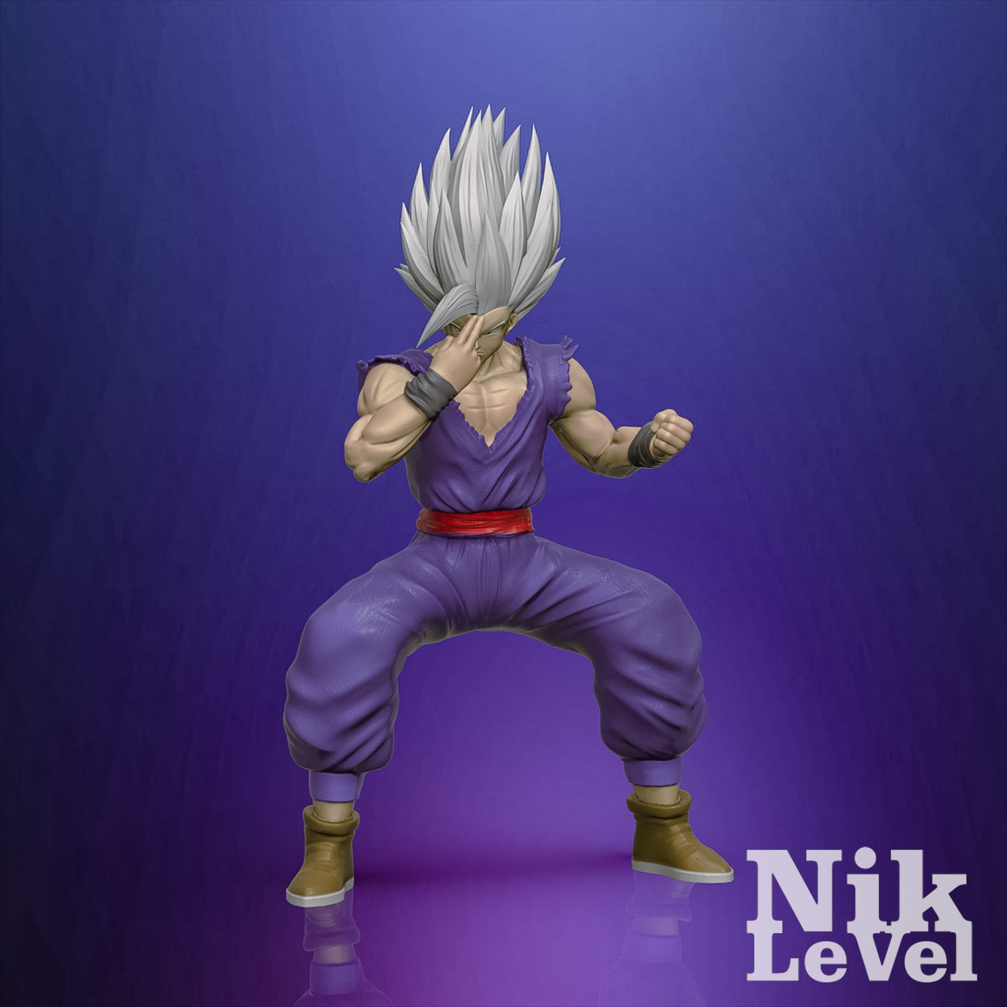 Son Gohan Beast Dragon Ball 3D Printable 3D print model_2