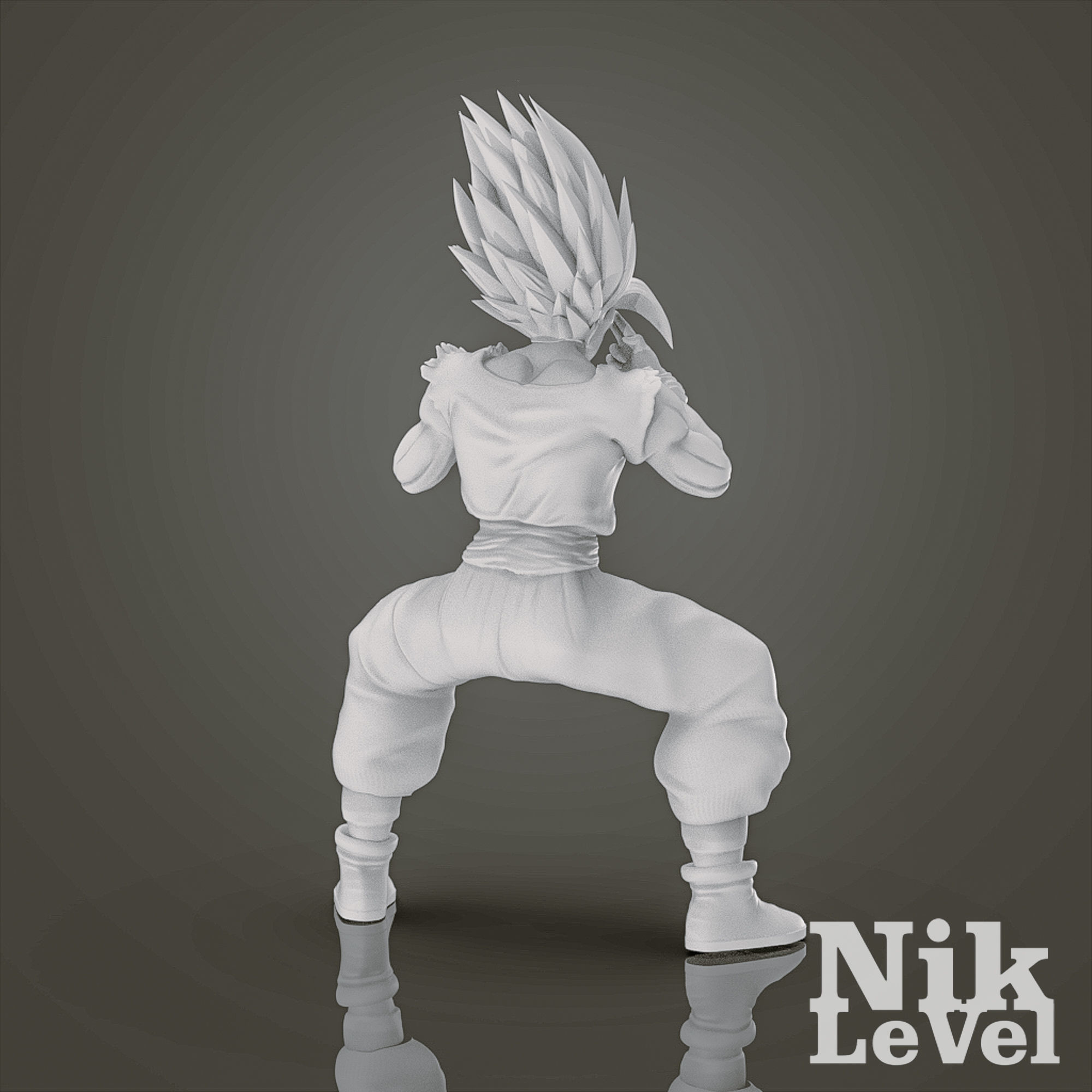 Son Gohan Beast Dragon Ball 3D Printable 3D print model_16