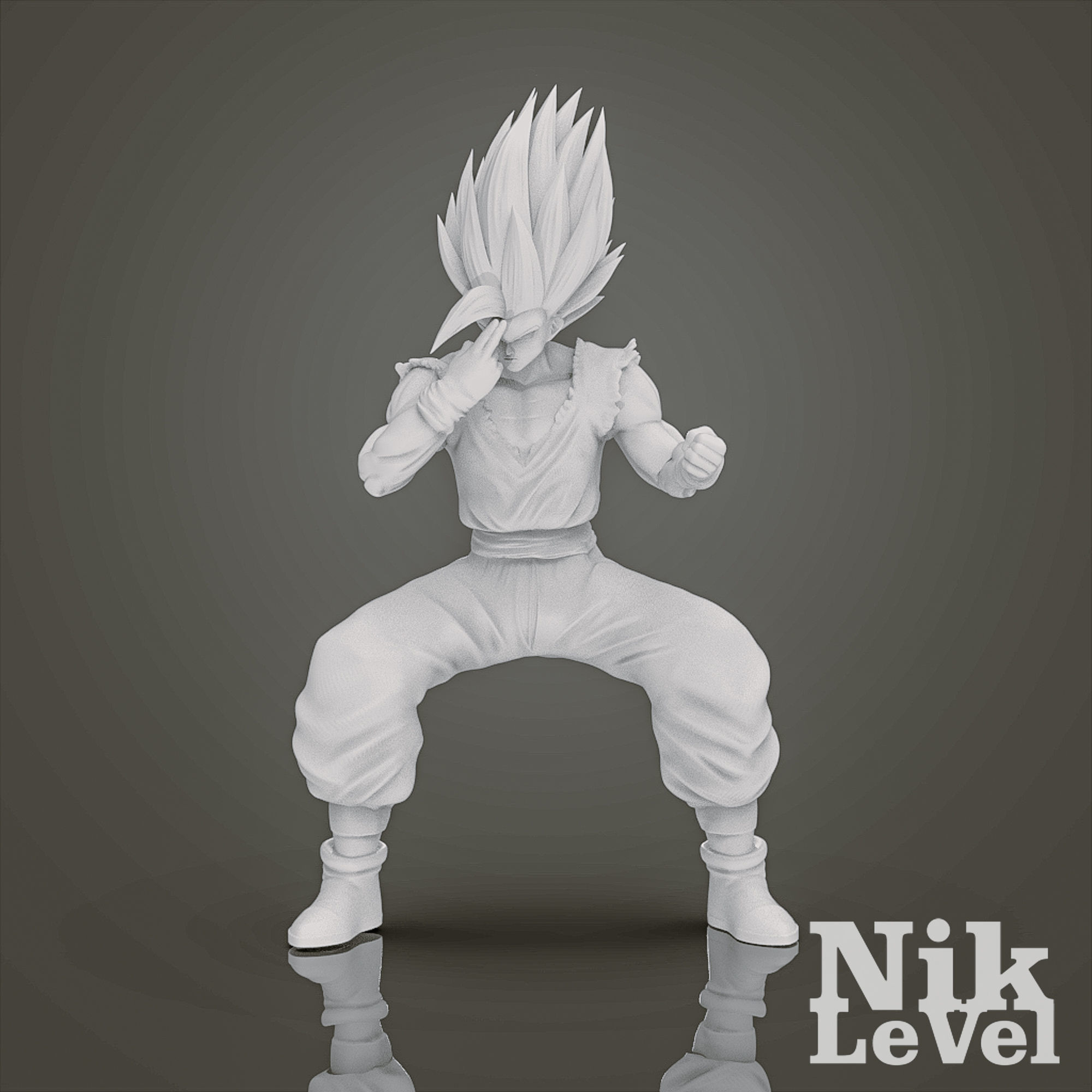 Son Gohan Beast Dragon Ball 3D Printable 3D print model_13