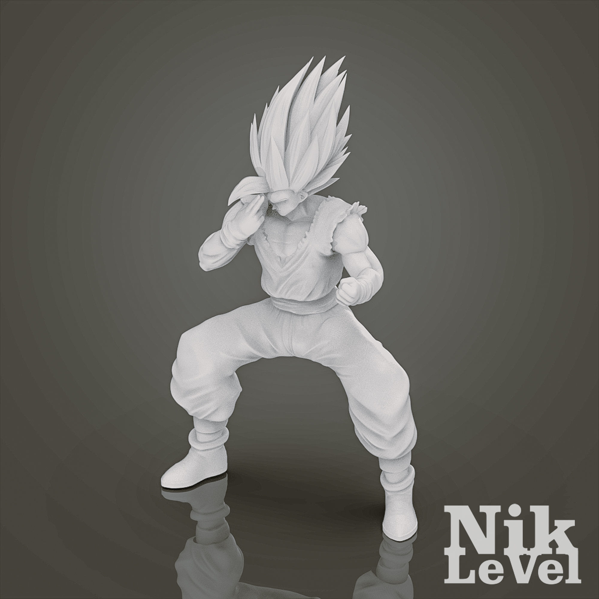 Son Gohan Beast Dragon Ball 3D Printable 3D print model_20