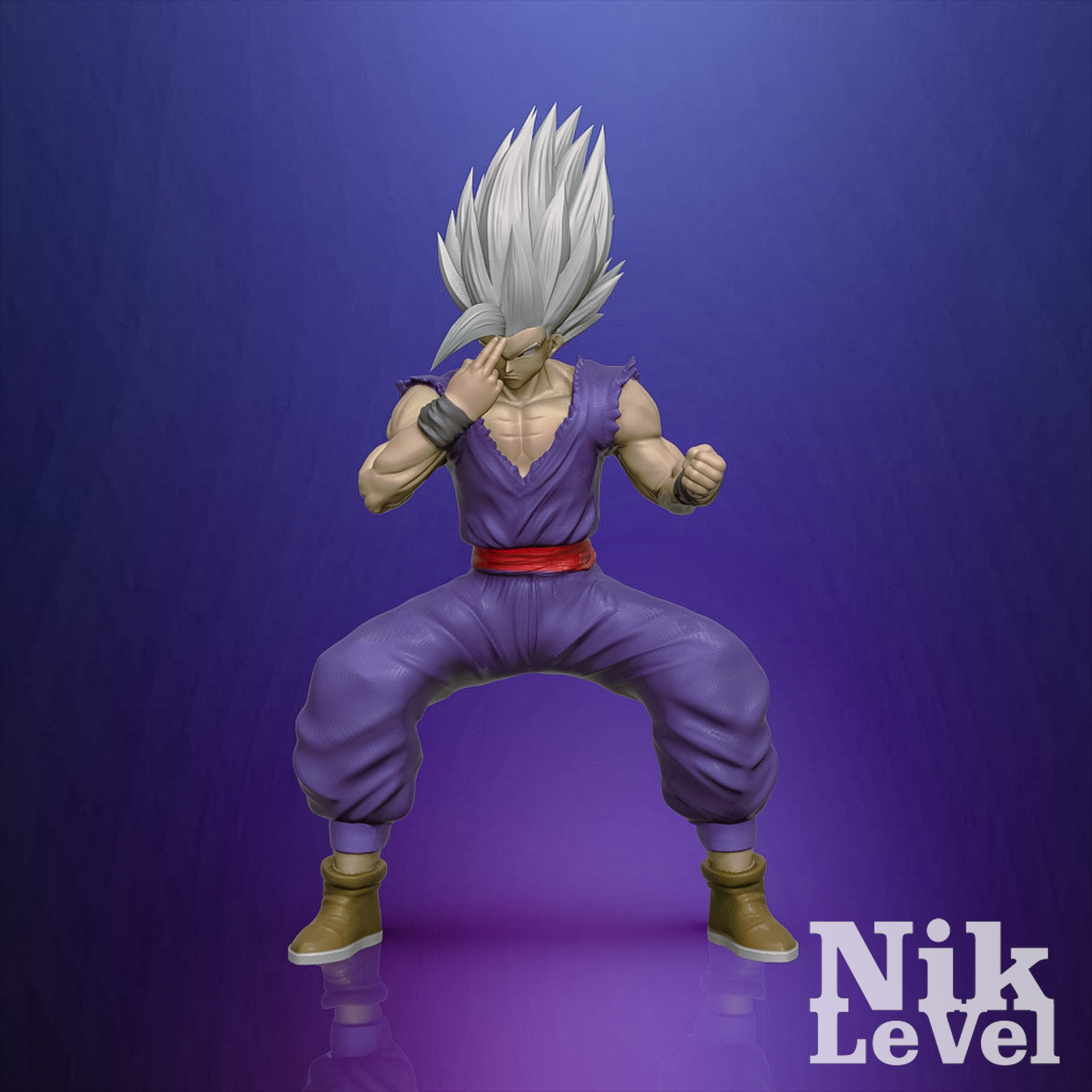 Son Gohan Beast Dragon Ball 3D Printable 3D print model_3