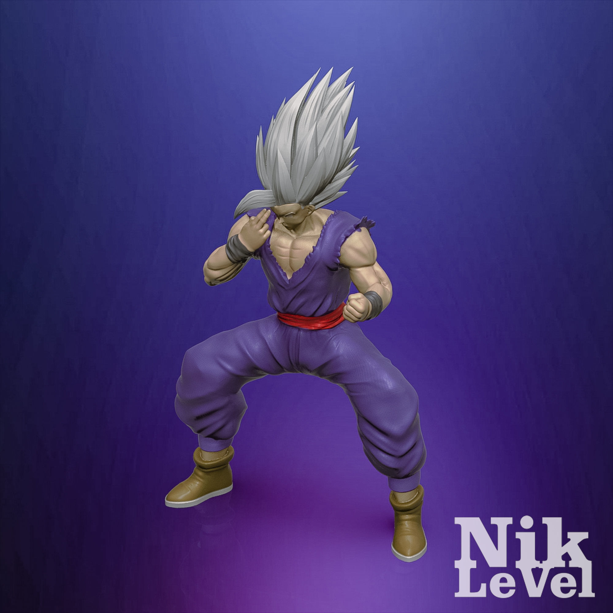 Son Gohan Beast Dragon Ball 3D Printable 3D print model_10