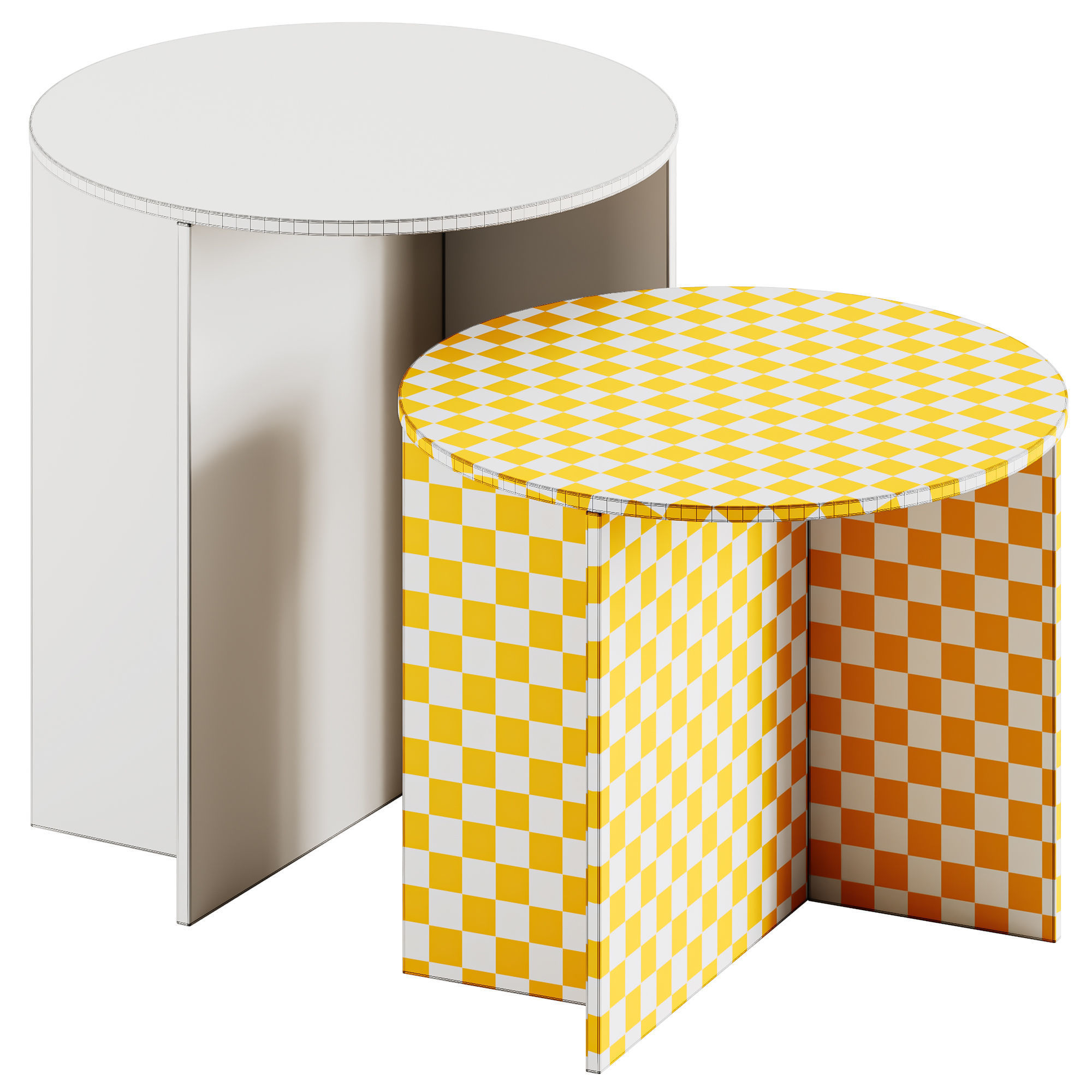 SESTANTE Round Side Table by Tonelli Design 3D model_5