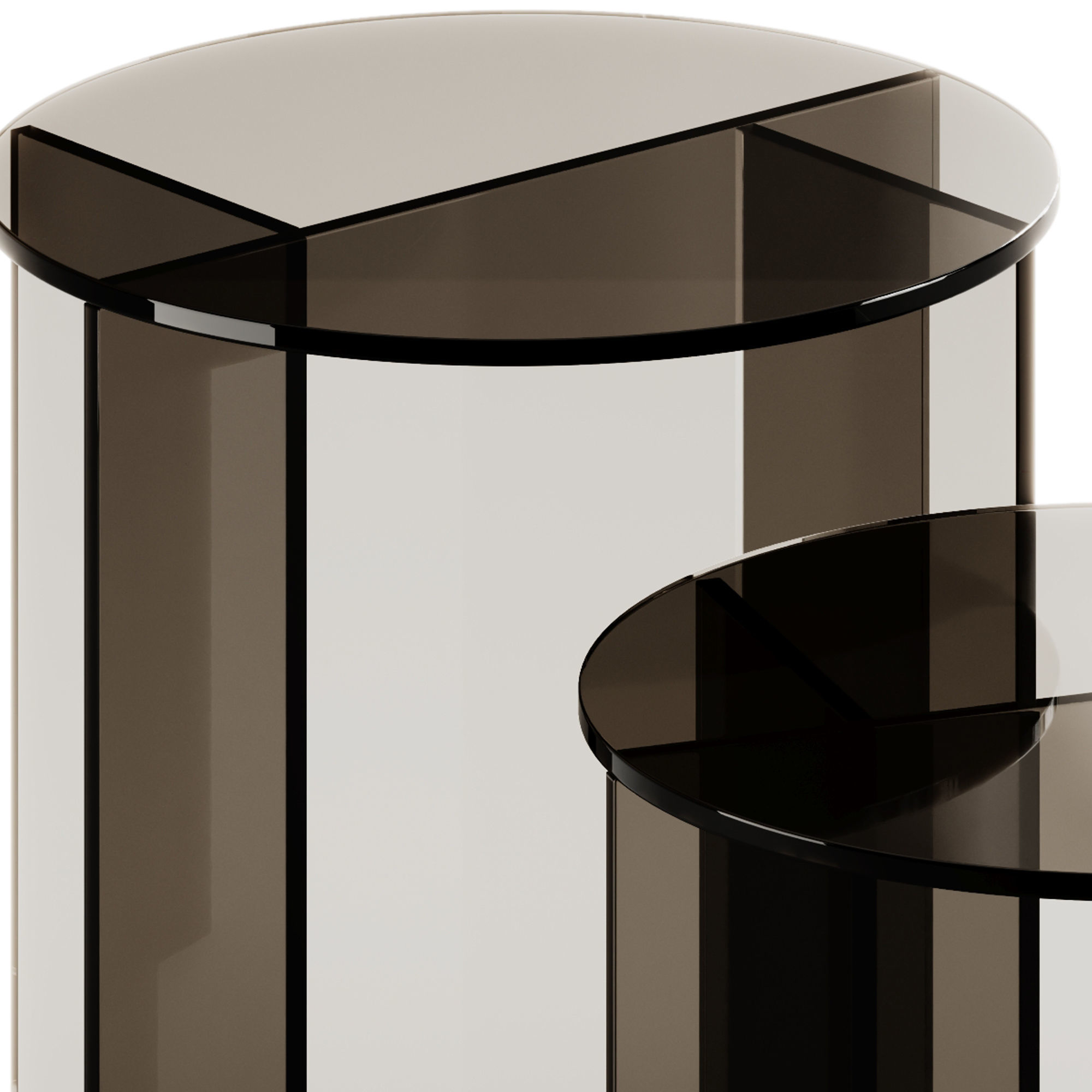 SESTANTE Round Side Table by Tonelli Design 3D model_4