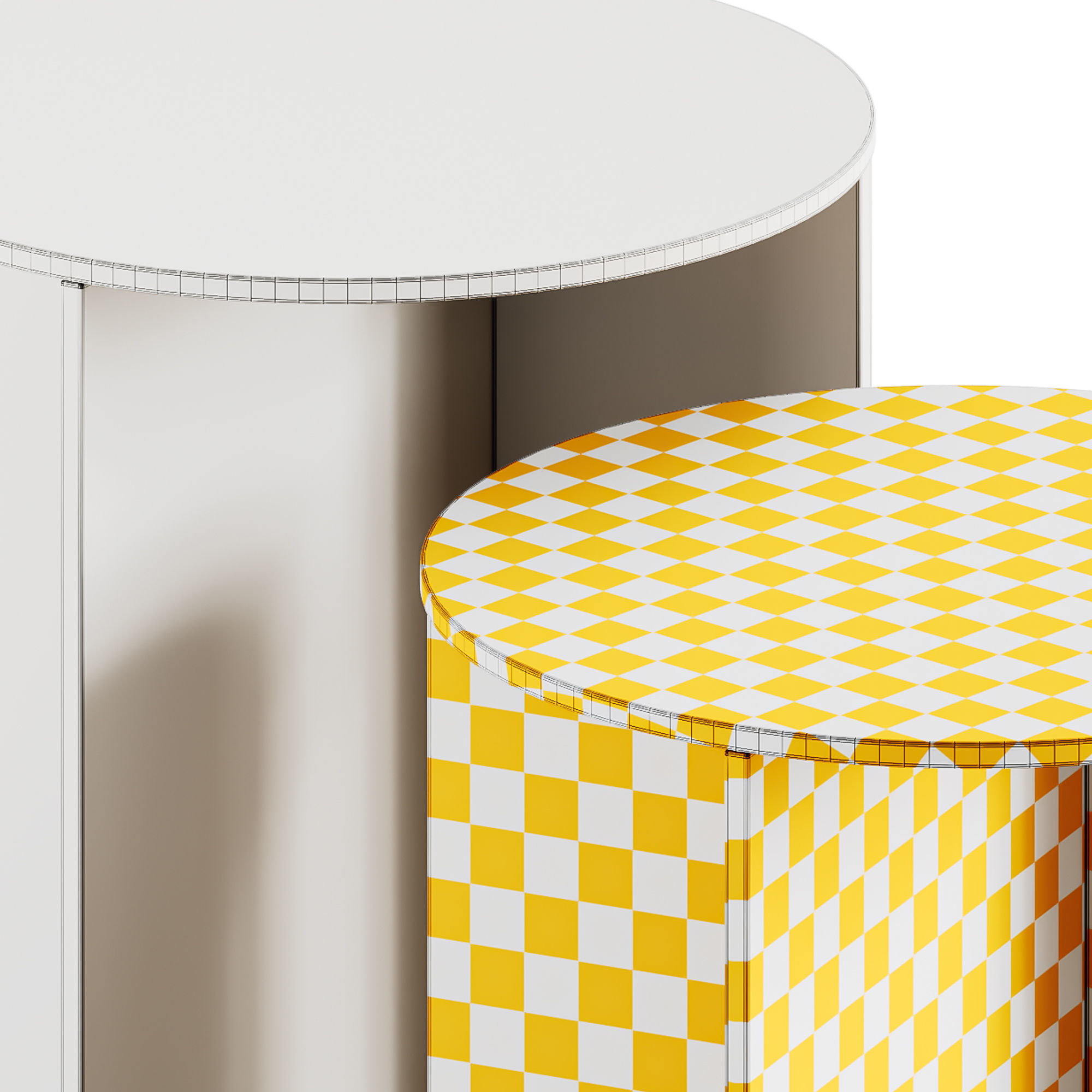 SESTANTE Round Side Table by Tonelli Design 3D model_6