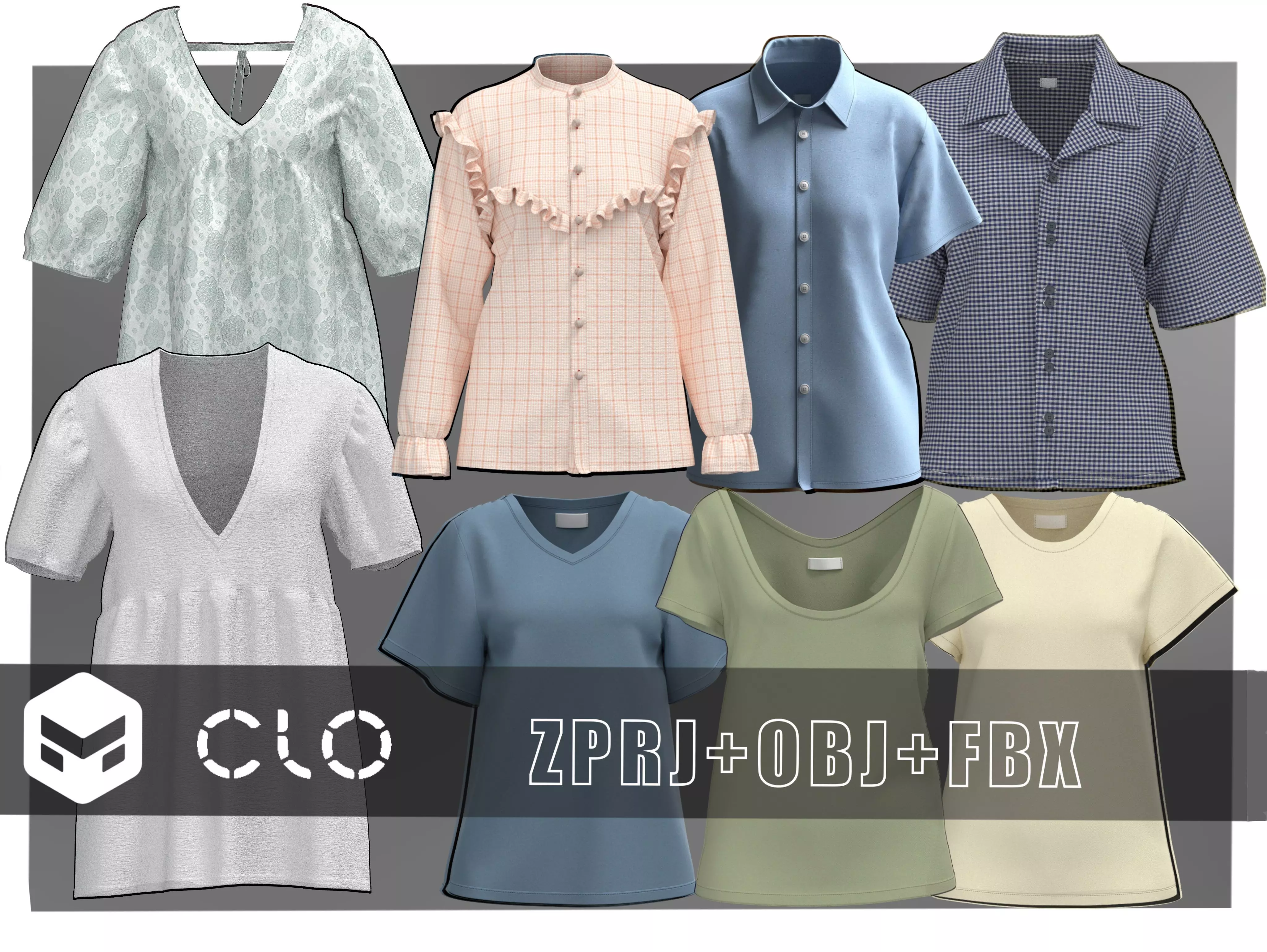 8 3D Summer Style 3D model_0