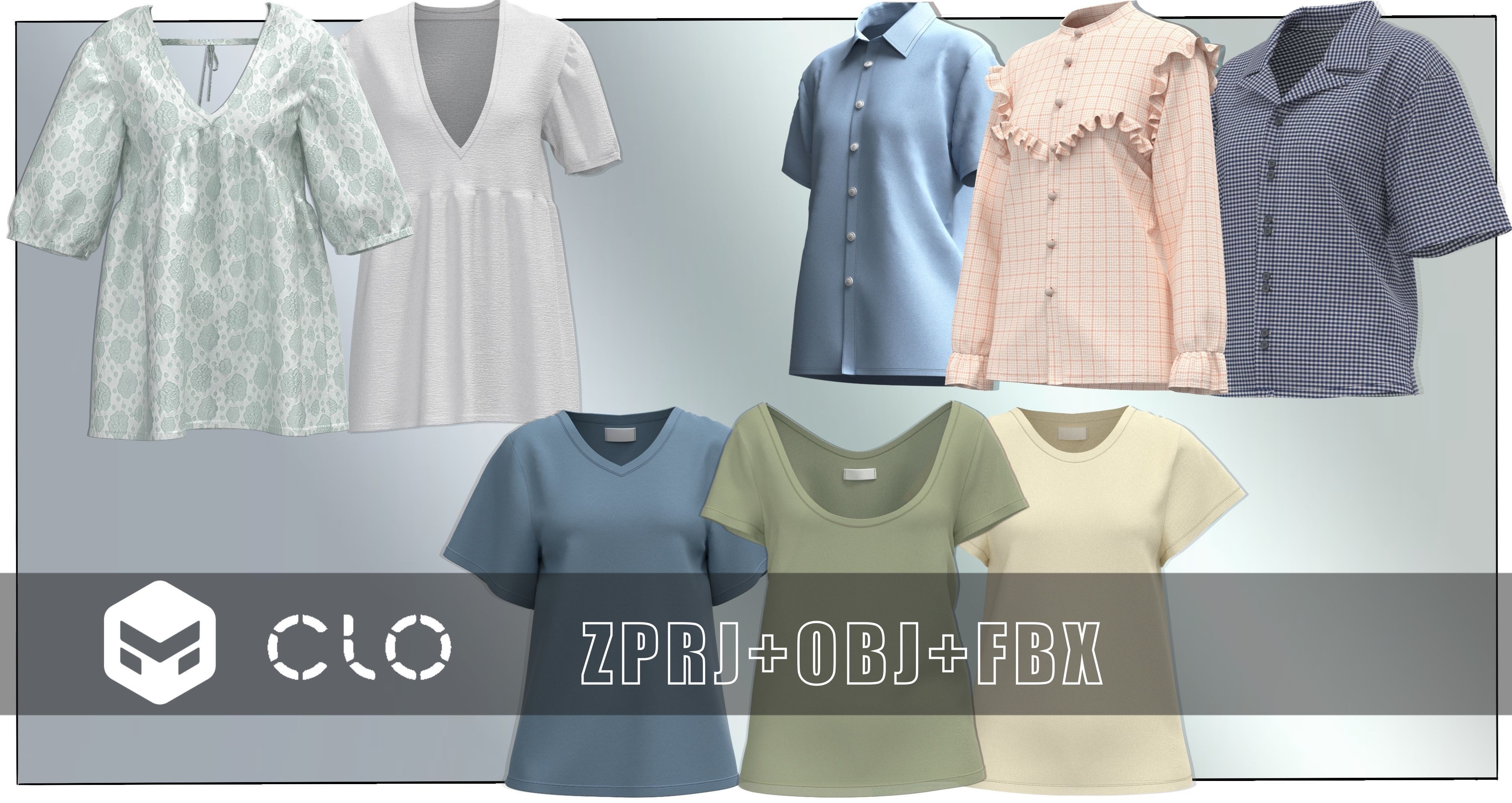 8 3D Summer Style 3D model_1