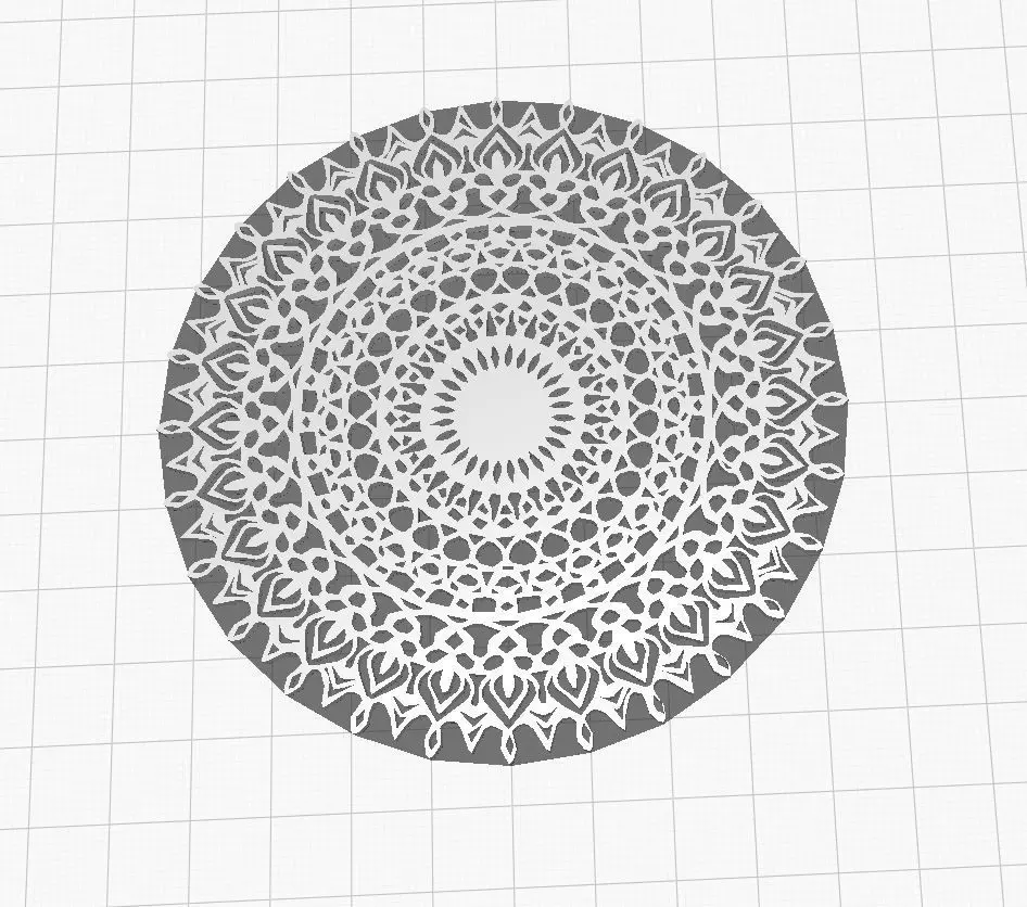 Mandala coasters Free 3D print model