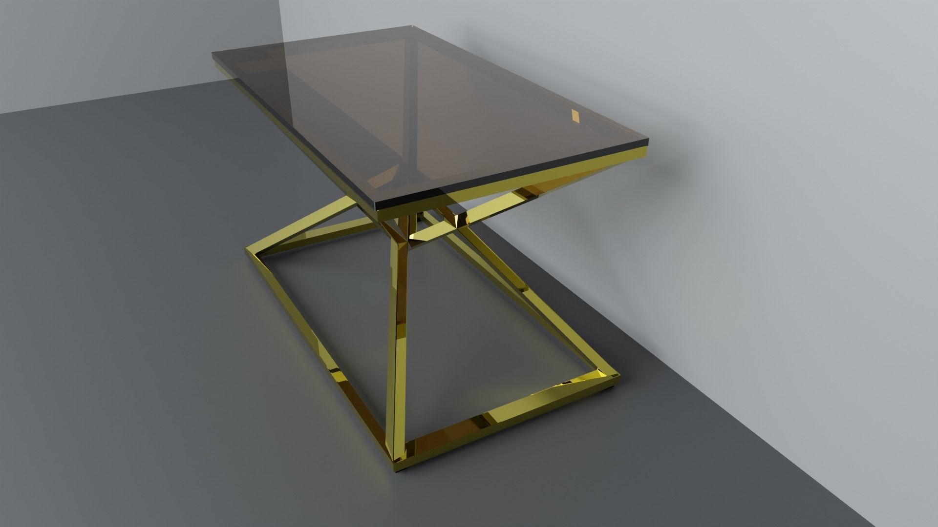 Coffee table Pyramid designer serie 3D model_2