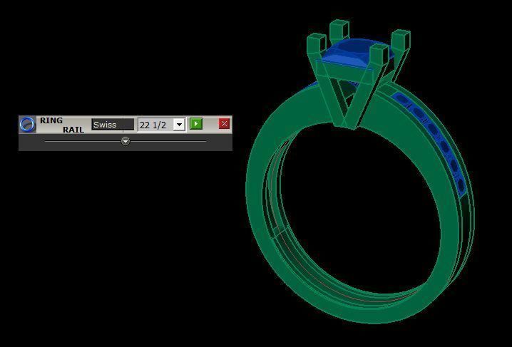 daimond ring 3D print model_13