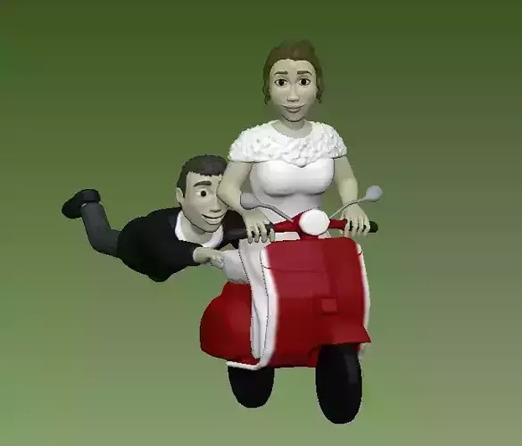 Novios de torta 3D print model