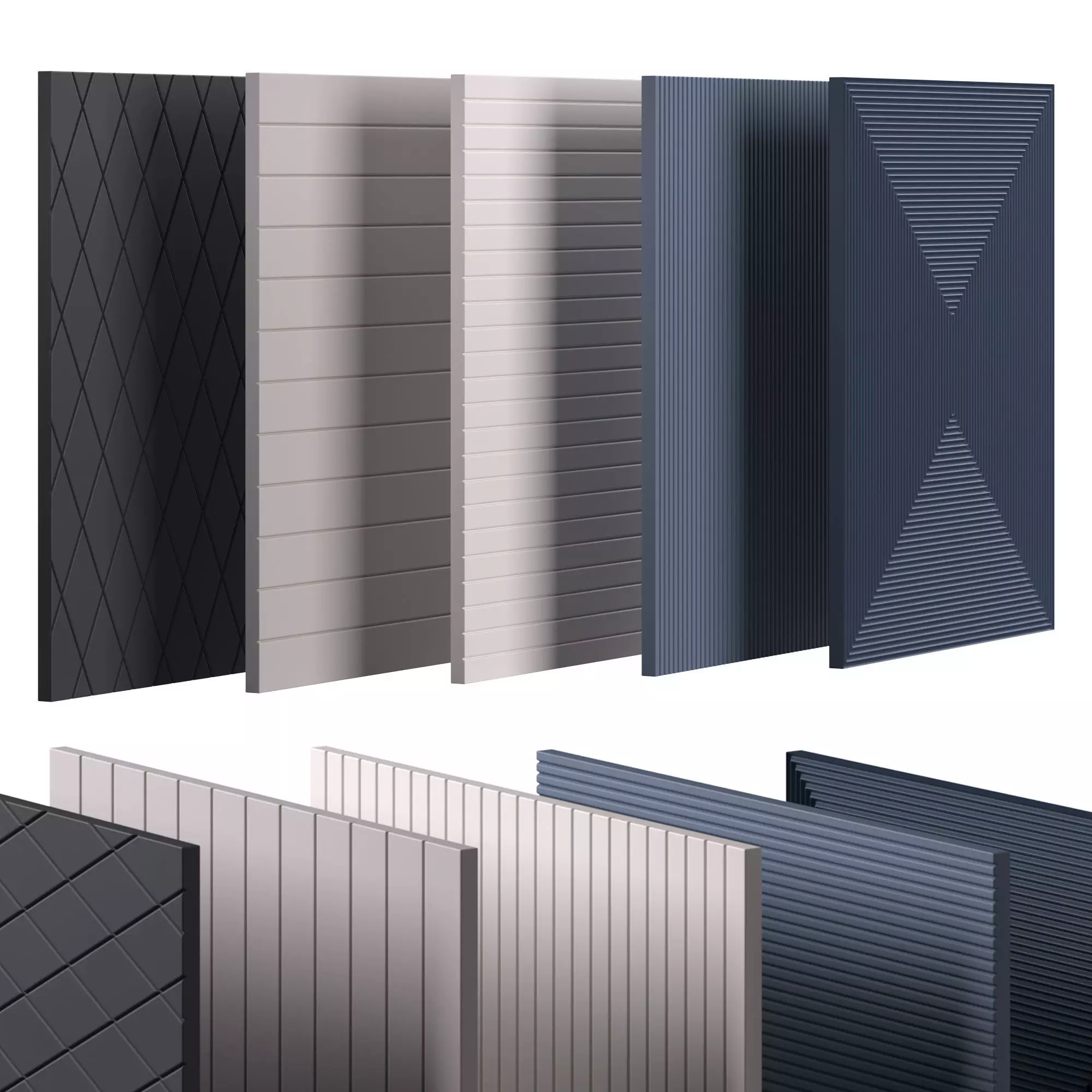 Furniture fronts 01-05 3D model_0