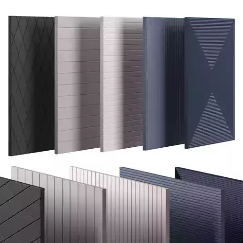 Furniture fronts 01-05 3D model