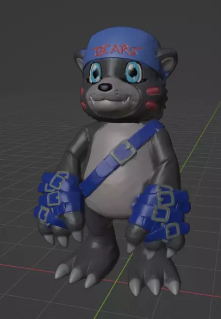 bearmon 3D print model_0