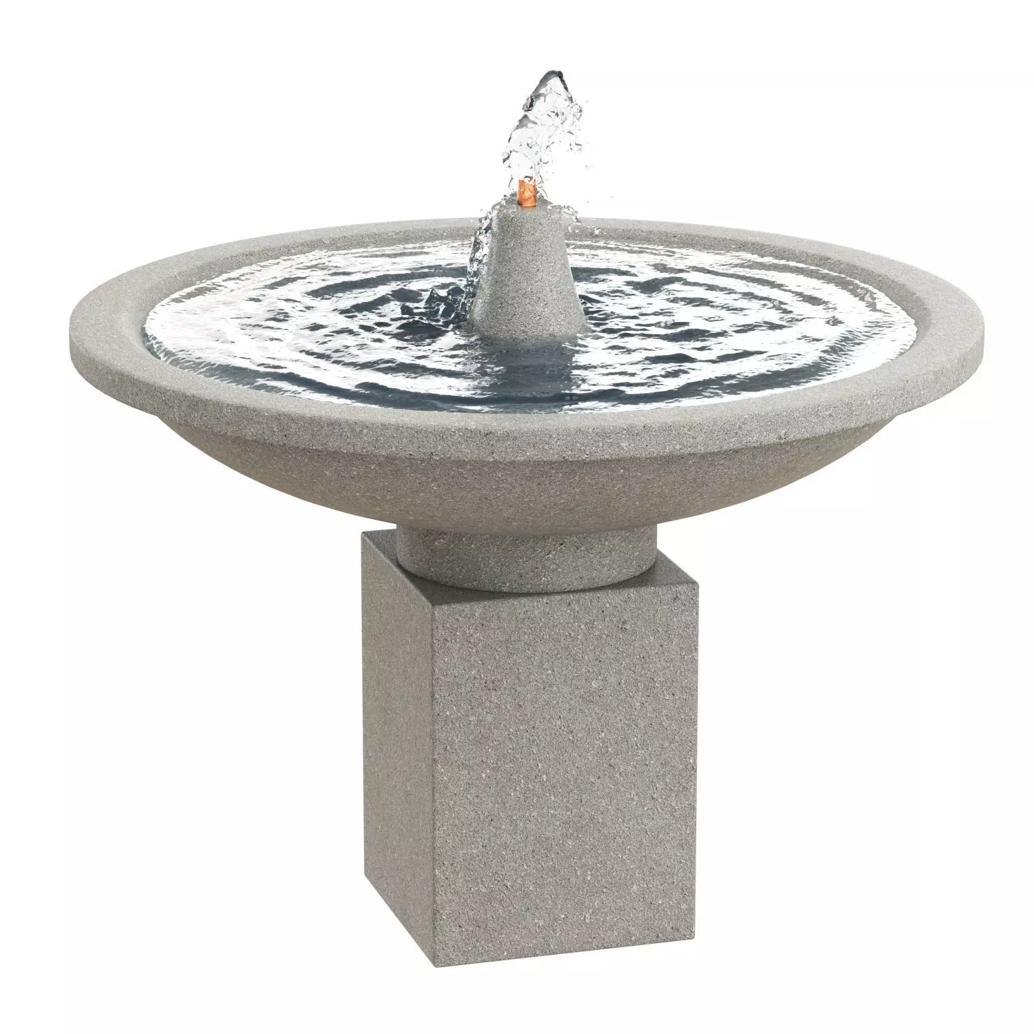 Autumn Leaves Fountain 3D model_0